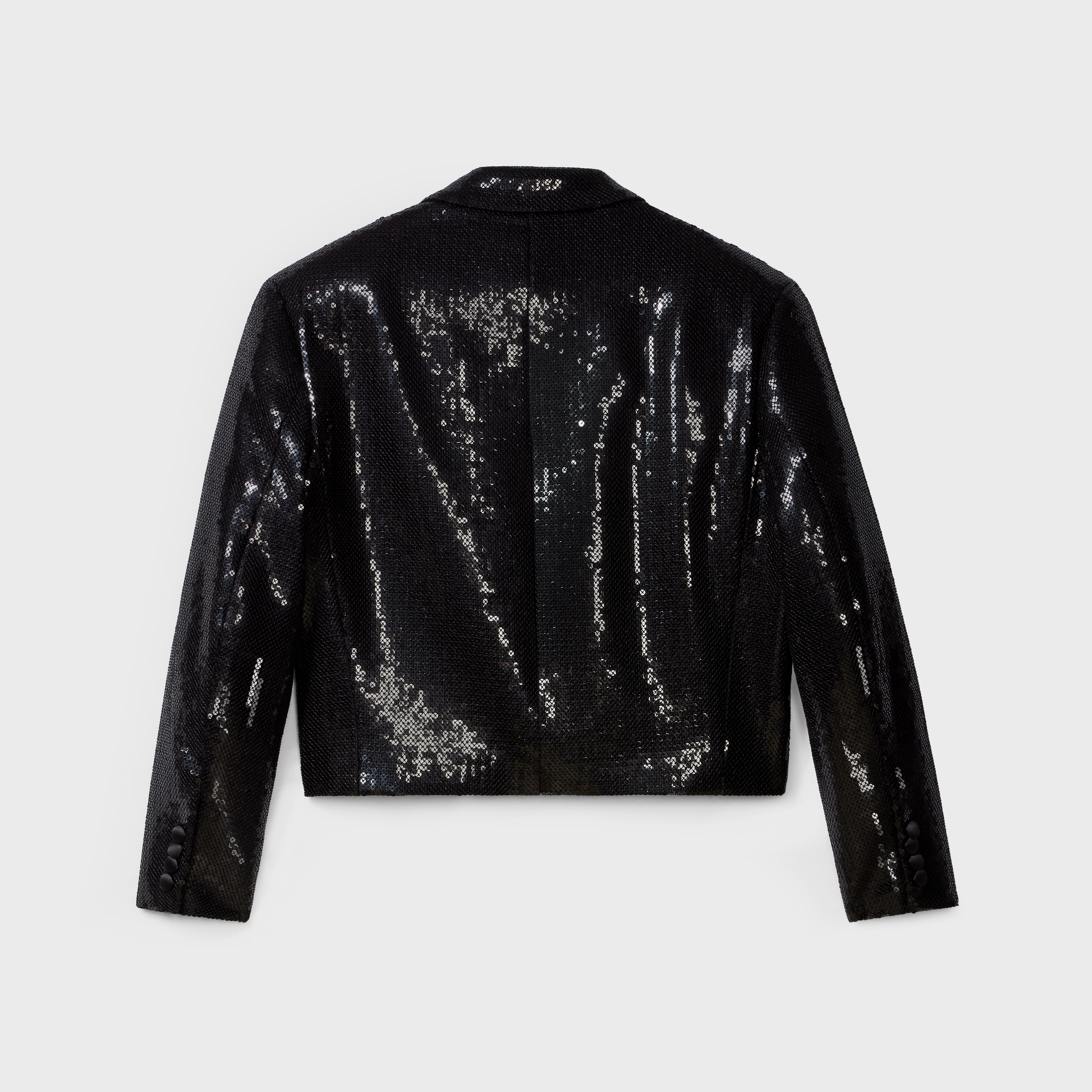 TUX MILITARY JACKET IN SEQUIN SABLÉ - 2