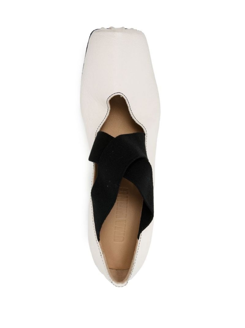 leather 40mm block-heel pumps - 7