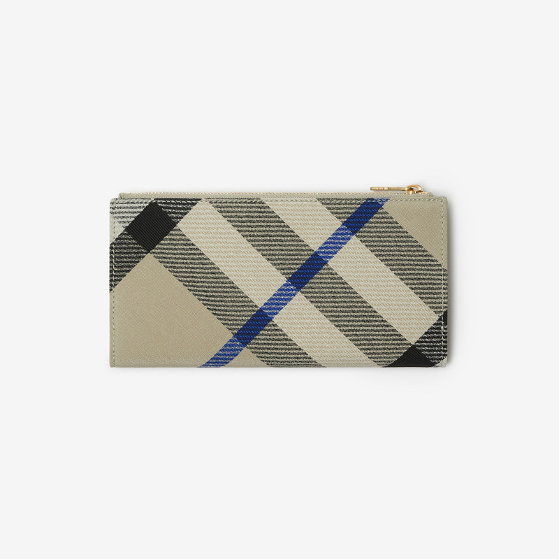 Large Check Bifold Wallet 3