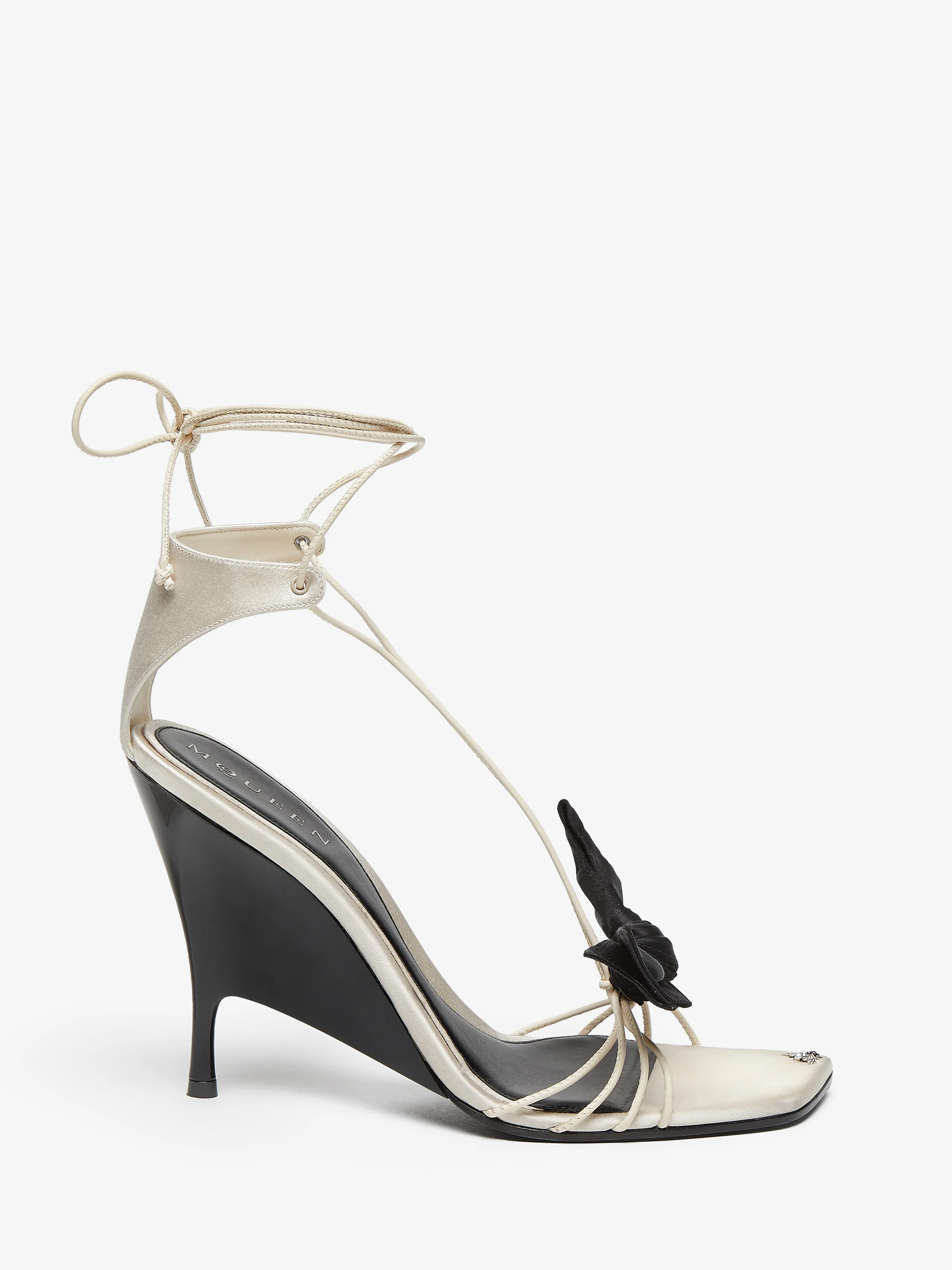Women's Koko Sandal in Ivory/Black - 1