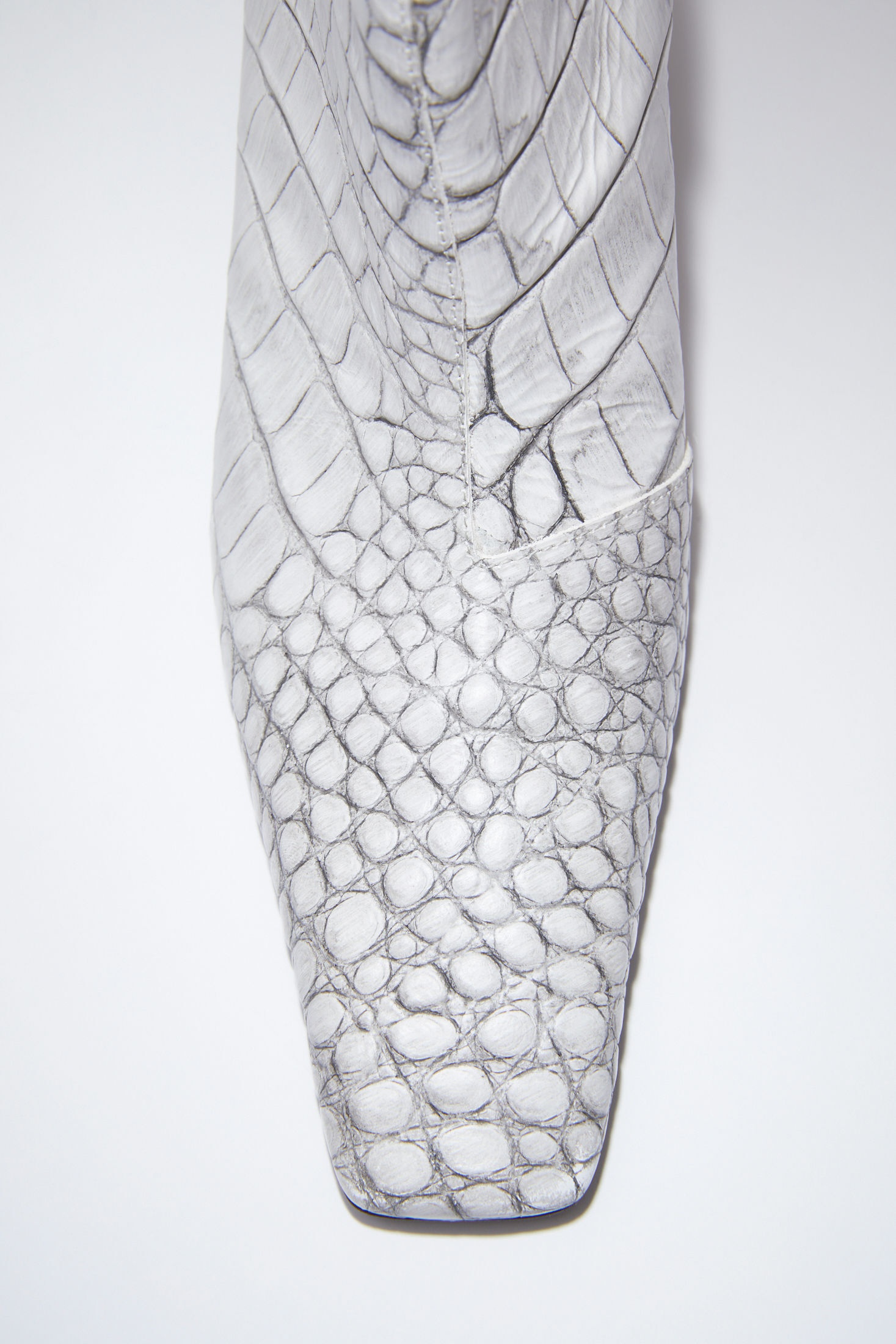Leather heel boots - Off white - 6
