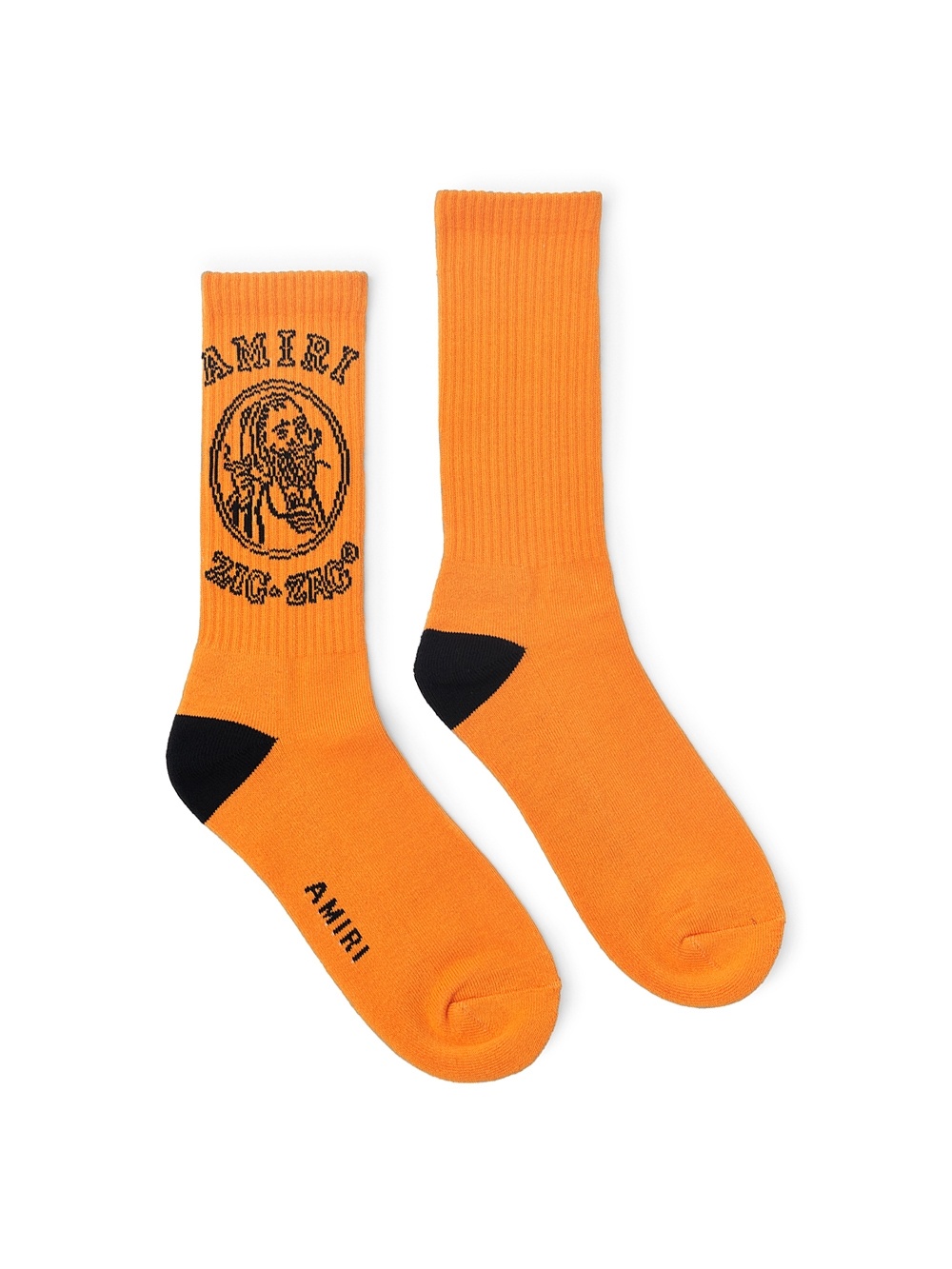 Zig Zag Socks Orange - 1