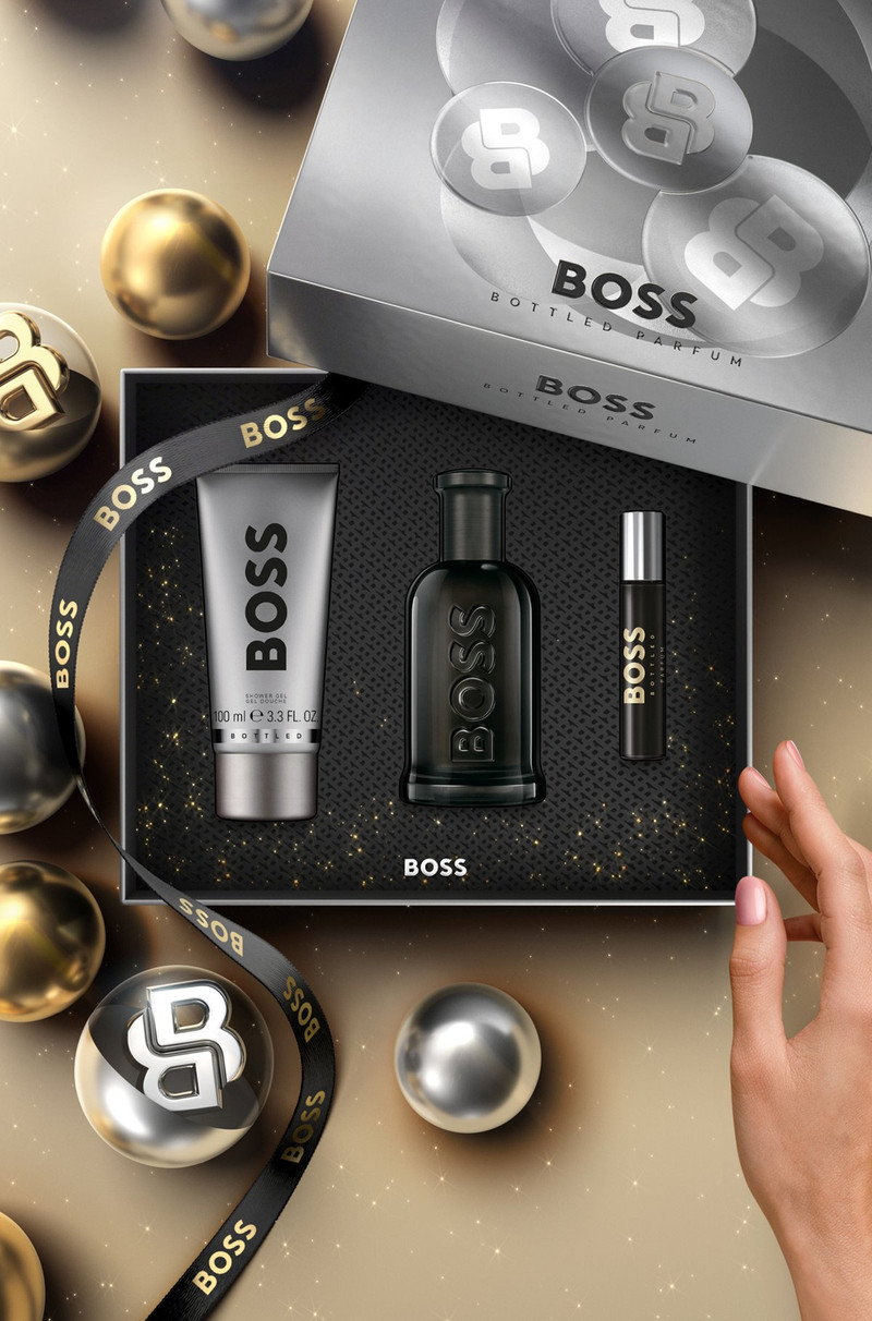 BOSS BOTTLED PARFUM 100 ML GIFT SET 3