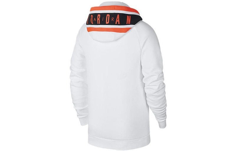 Jordan Air Jordan Knit Cozy Breathable Athleisure Casual Sports Fleece Lined Jacket White BQ5650-100 outlook