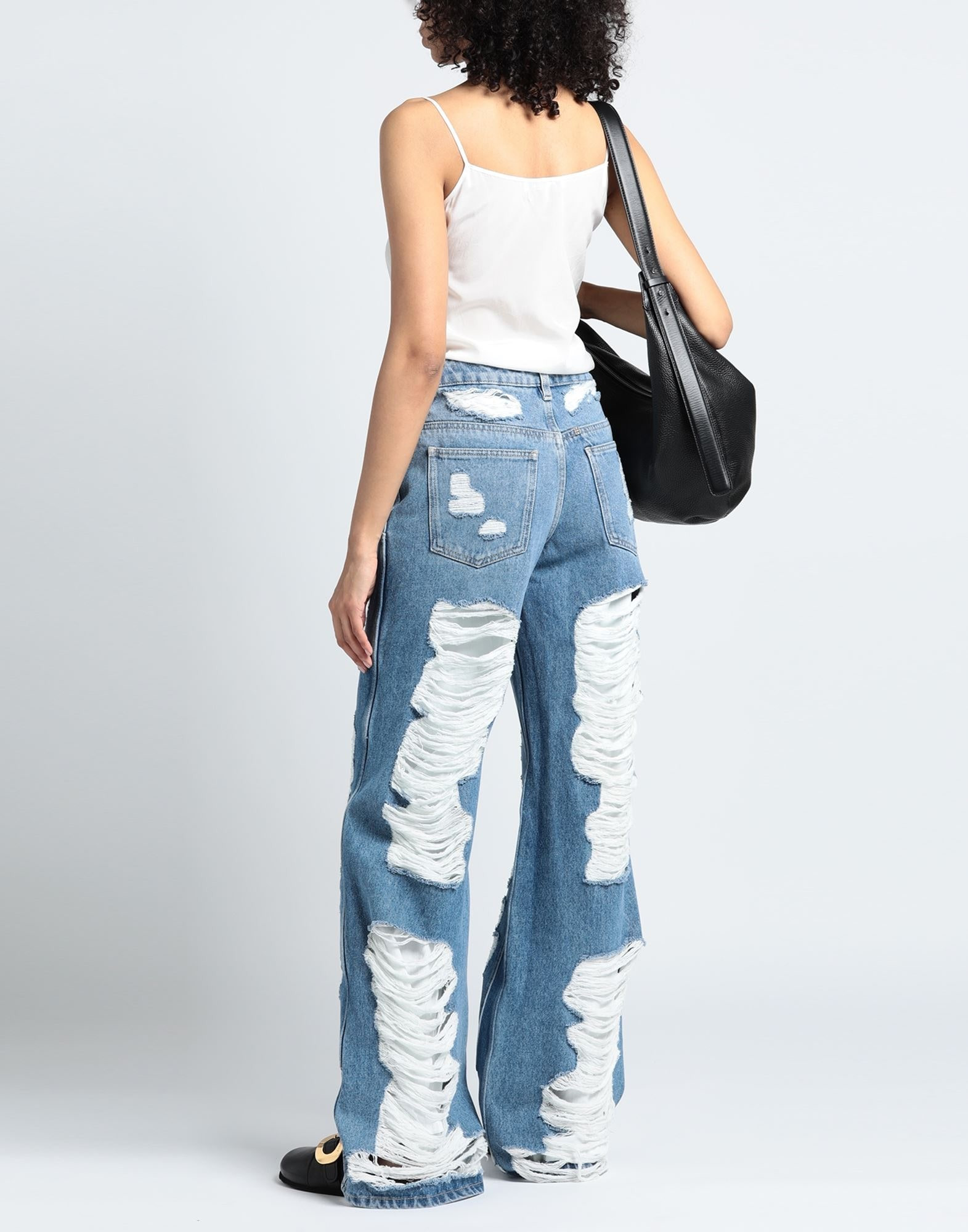 Blue Women's Denim Pants - 3