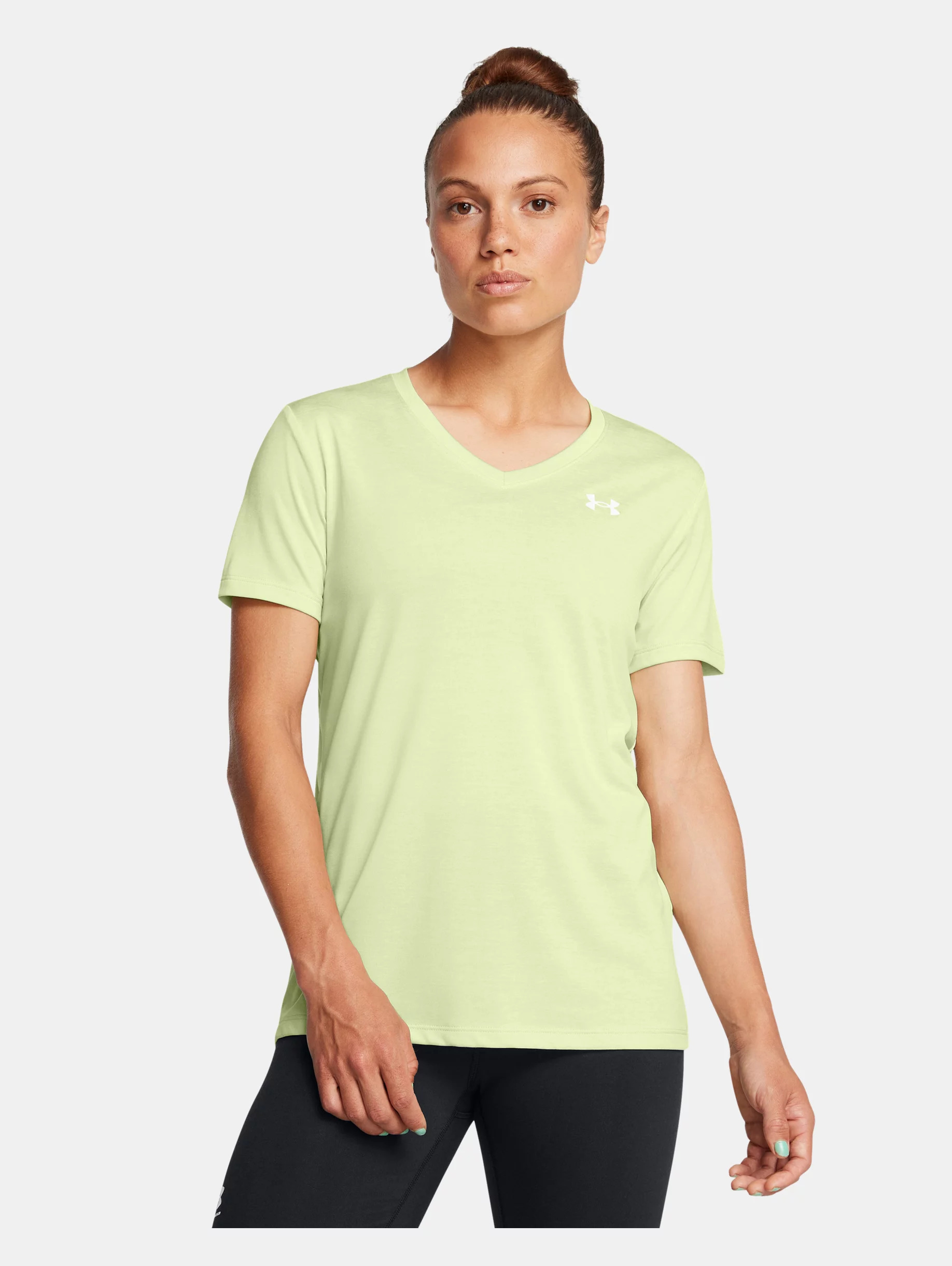 Women's UA Tech™ Twist V-Neck Short Sleeve - 2