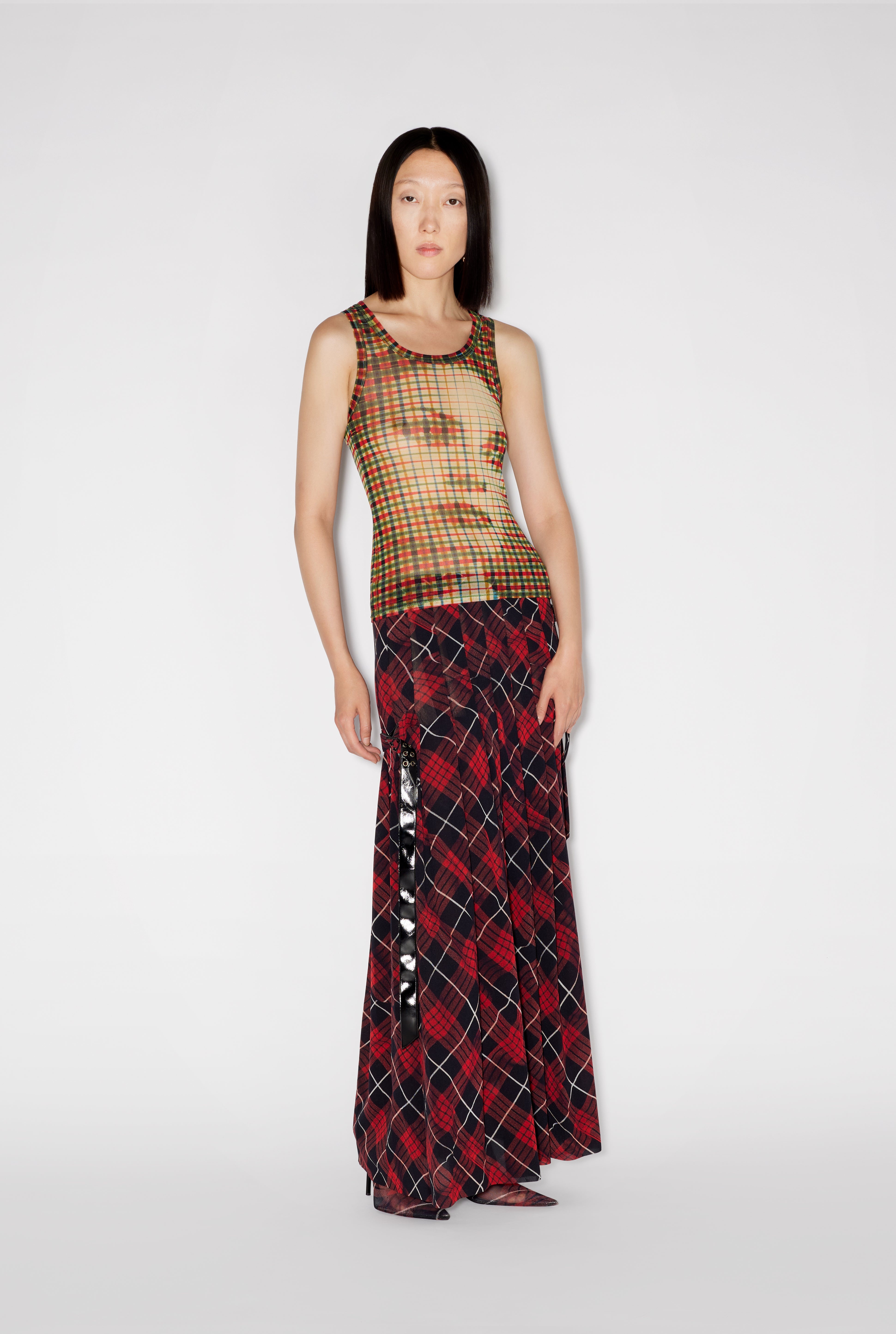 THE TARTAN FACE TANK TOP - 2