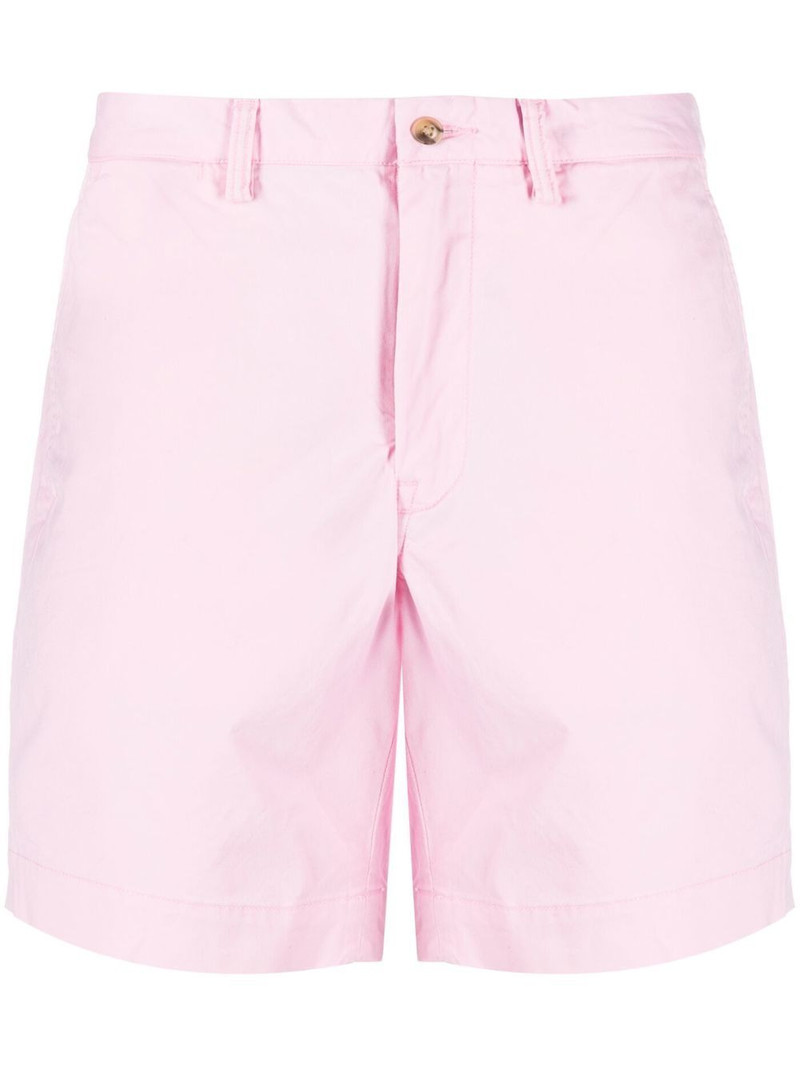 embroidered logo chino shorts 1