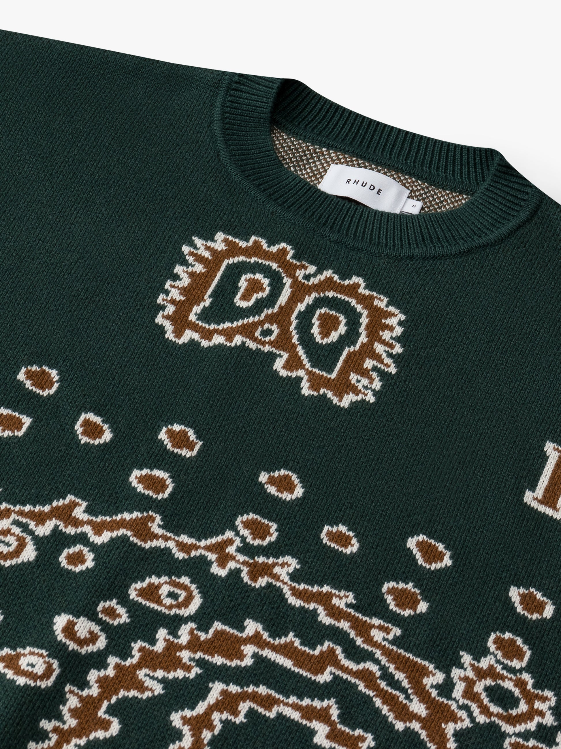 BANDANA KNIT CREWNECK - 3