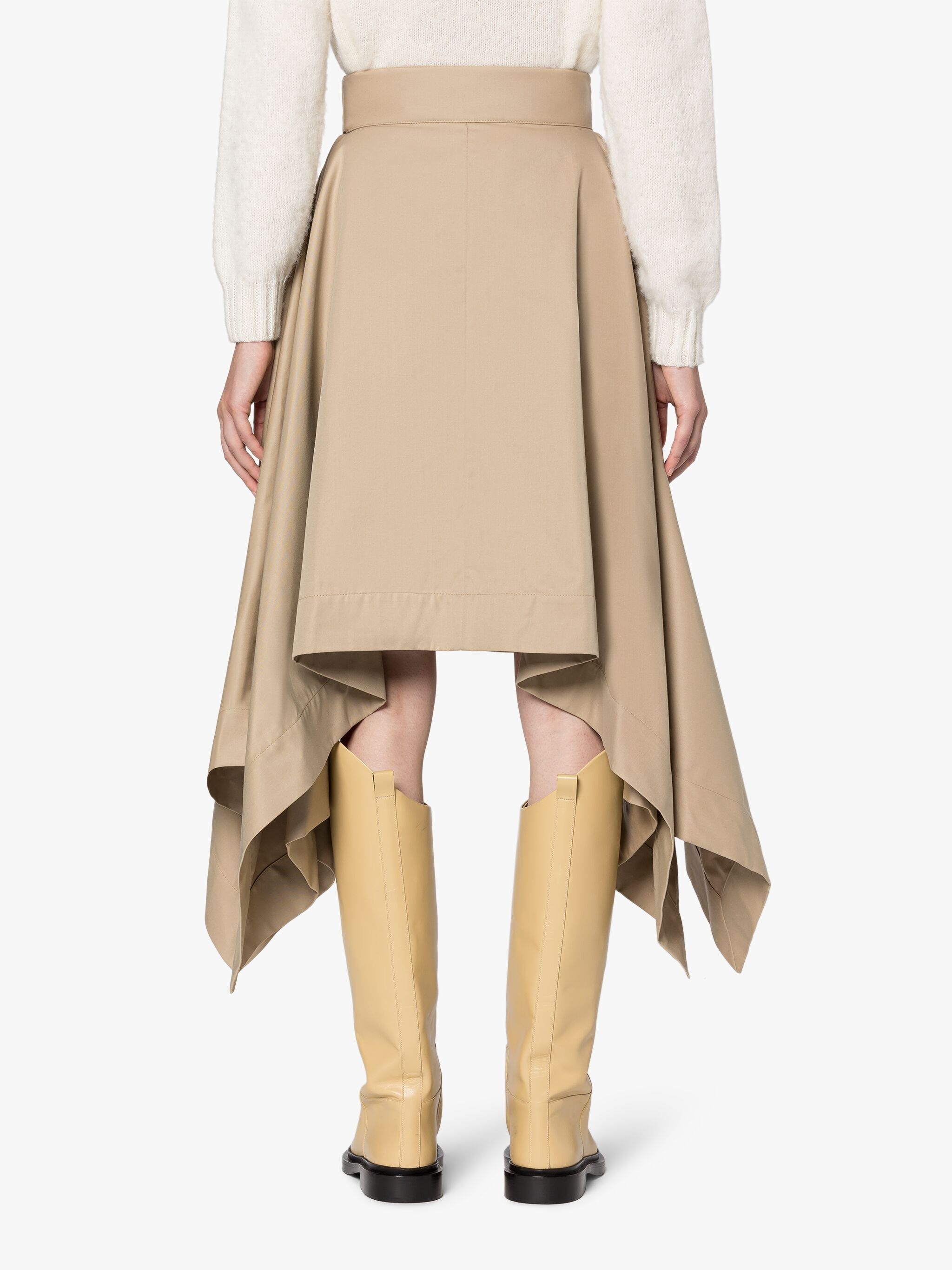 CECILA SAND COTTON SKIRT - 4