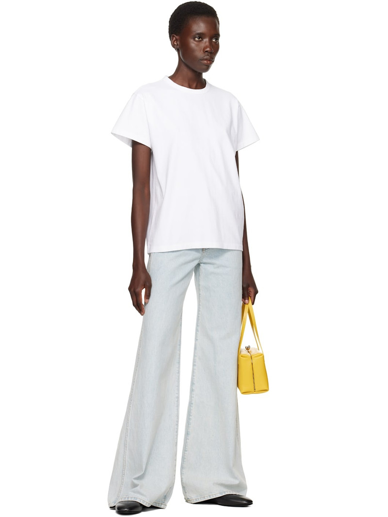 KHAITE White Maeve T-shirt outlook