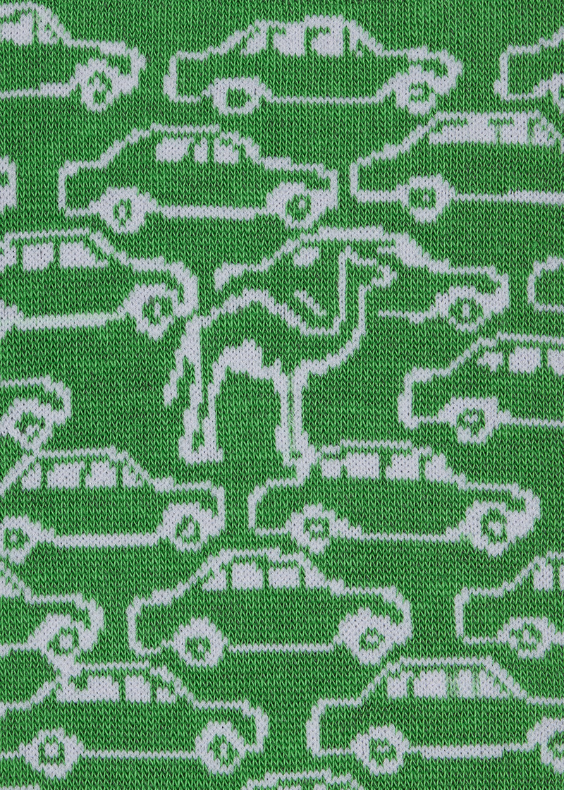 Green 'Camel Cars' Socks 3