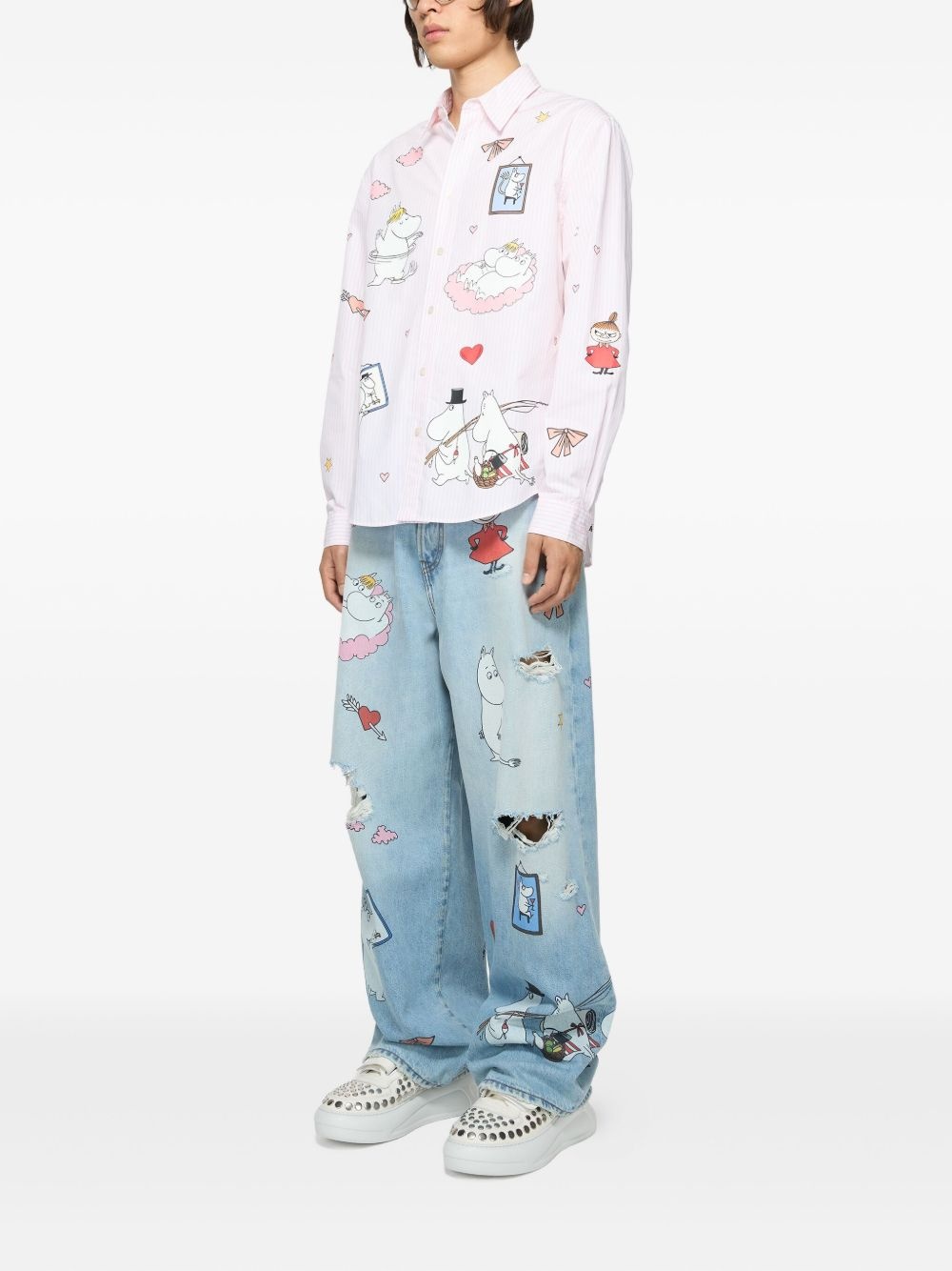 touch-strap platform sneakers - 6