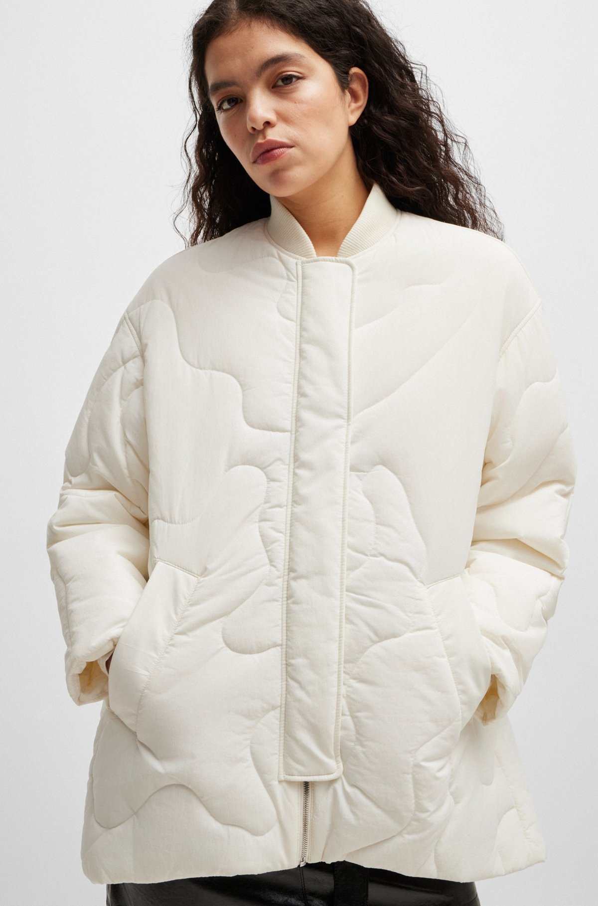 QUILTED JACKET WITH WATER-REPELLENT FINISH - 5