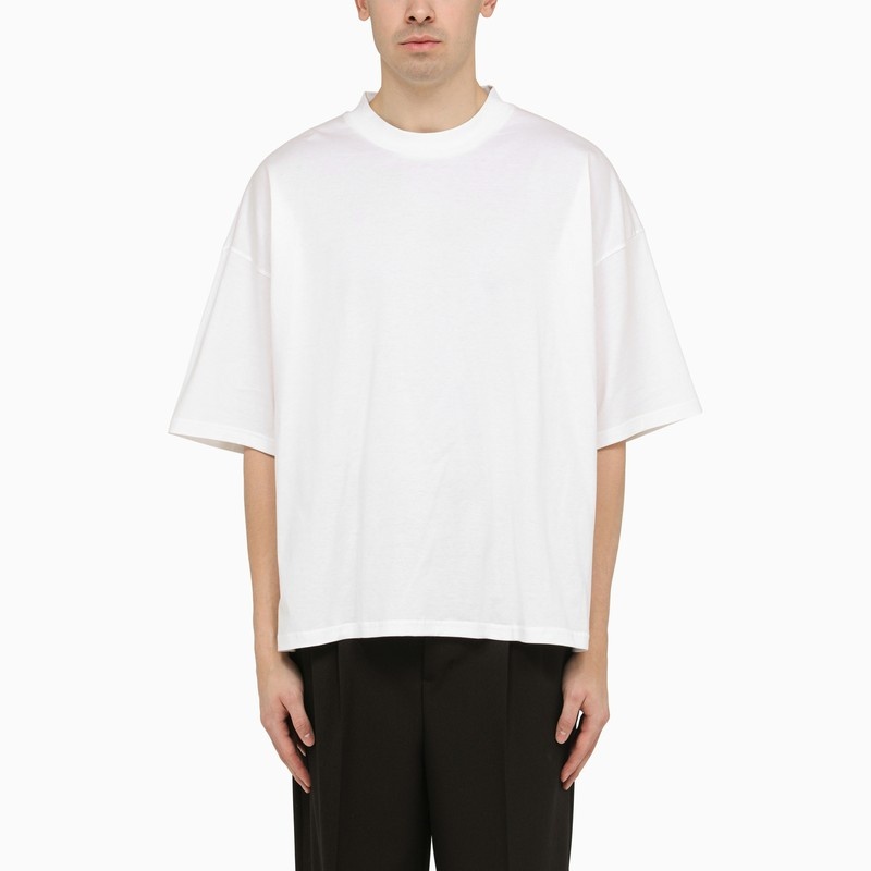 White oversize cotton T-shirt - 1