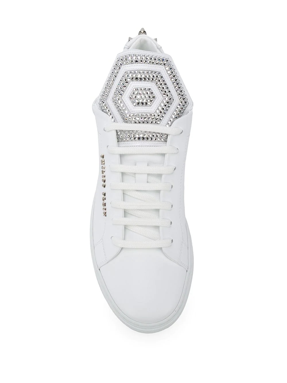 stud embellished low-top sneakers  - 4