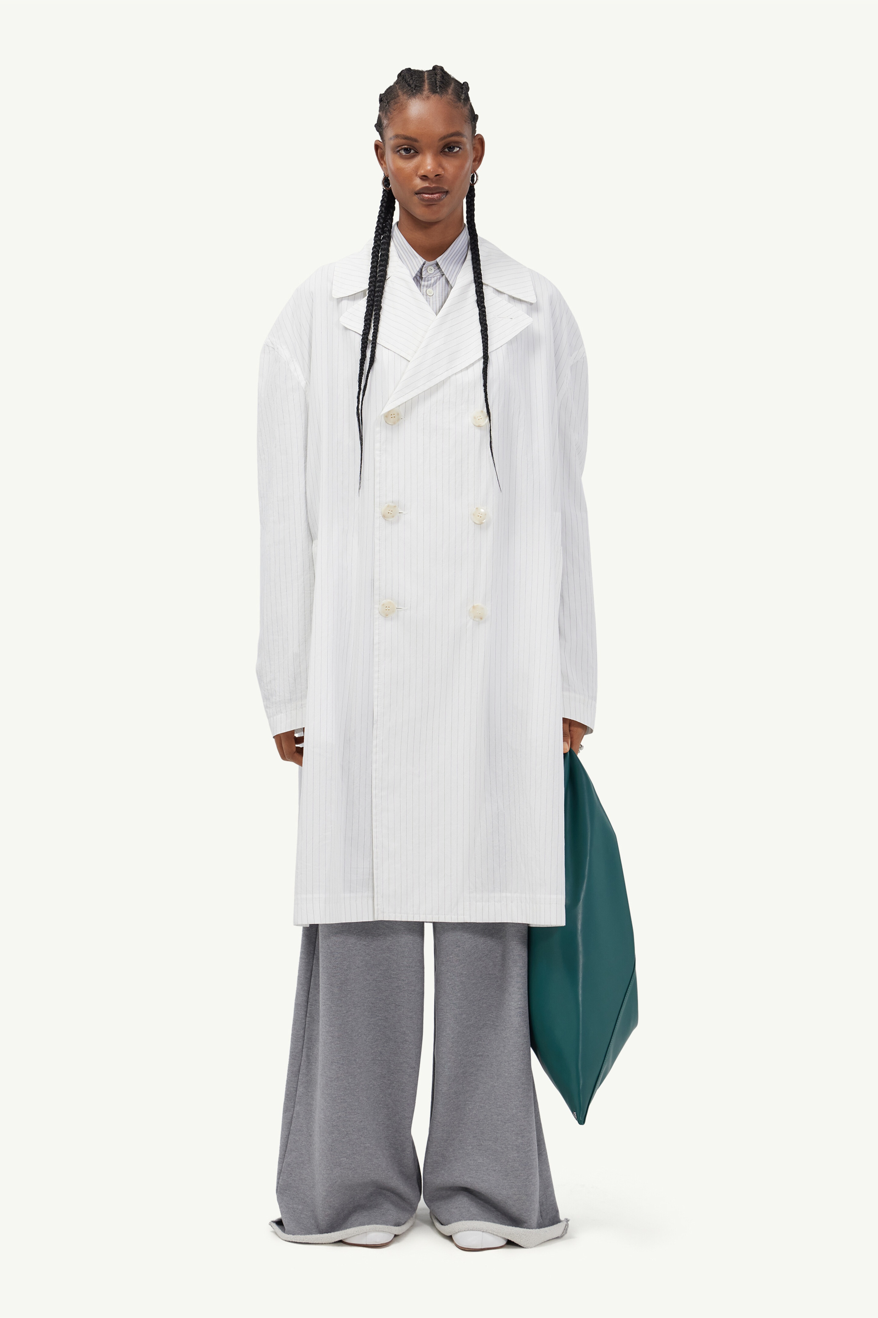 Double-breasted trench coat - 2