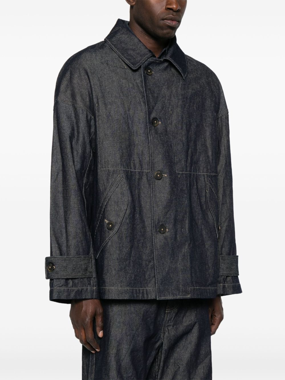 denim blazer - 3