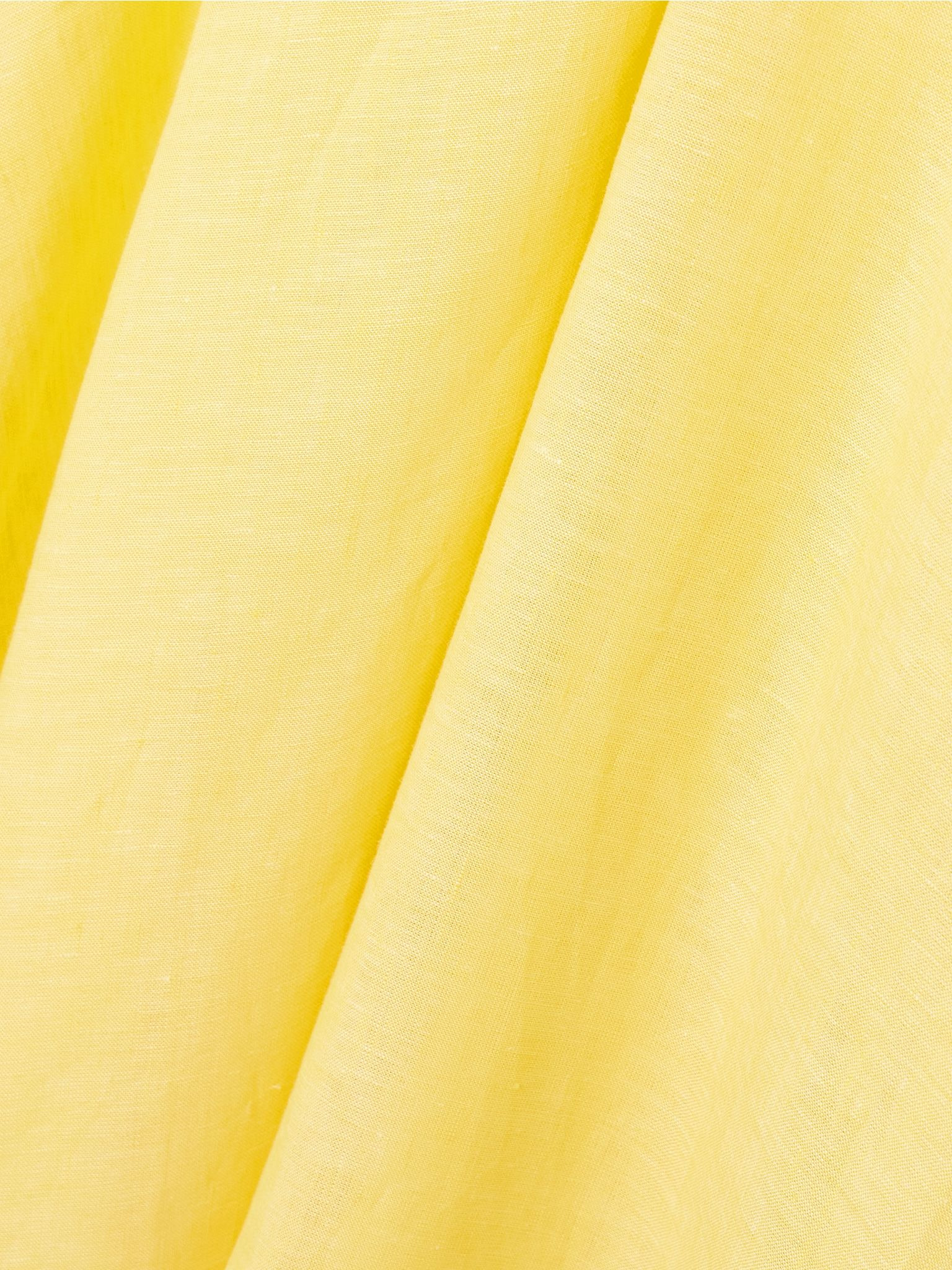 Bambolino cold-shoulder fringed linen maxi dress Bright yellow - 4