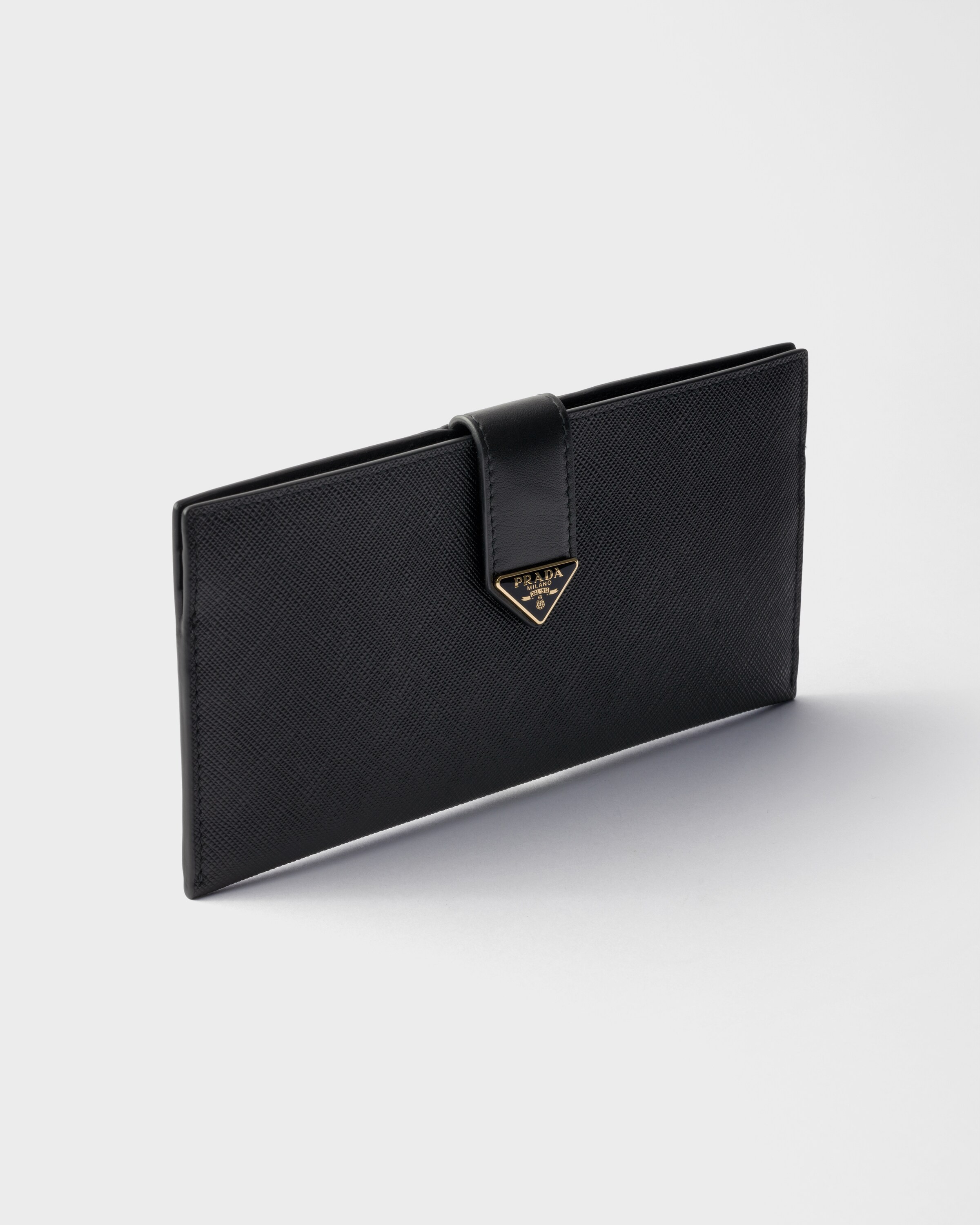 Large Saffiano and leather wallet - 4