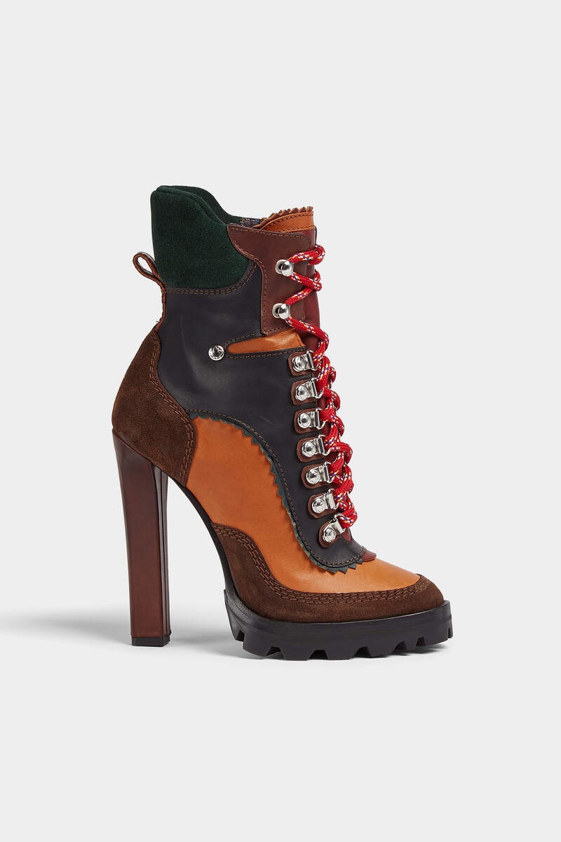 CANADIAN HIKING HEELED ANKLE BOOTS - 1