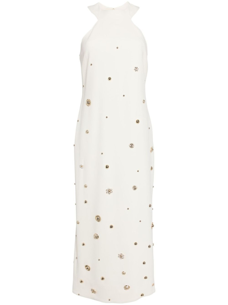 stud-embellished midi dress 1