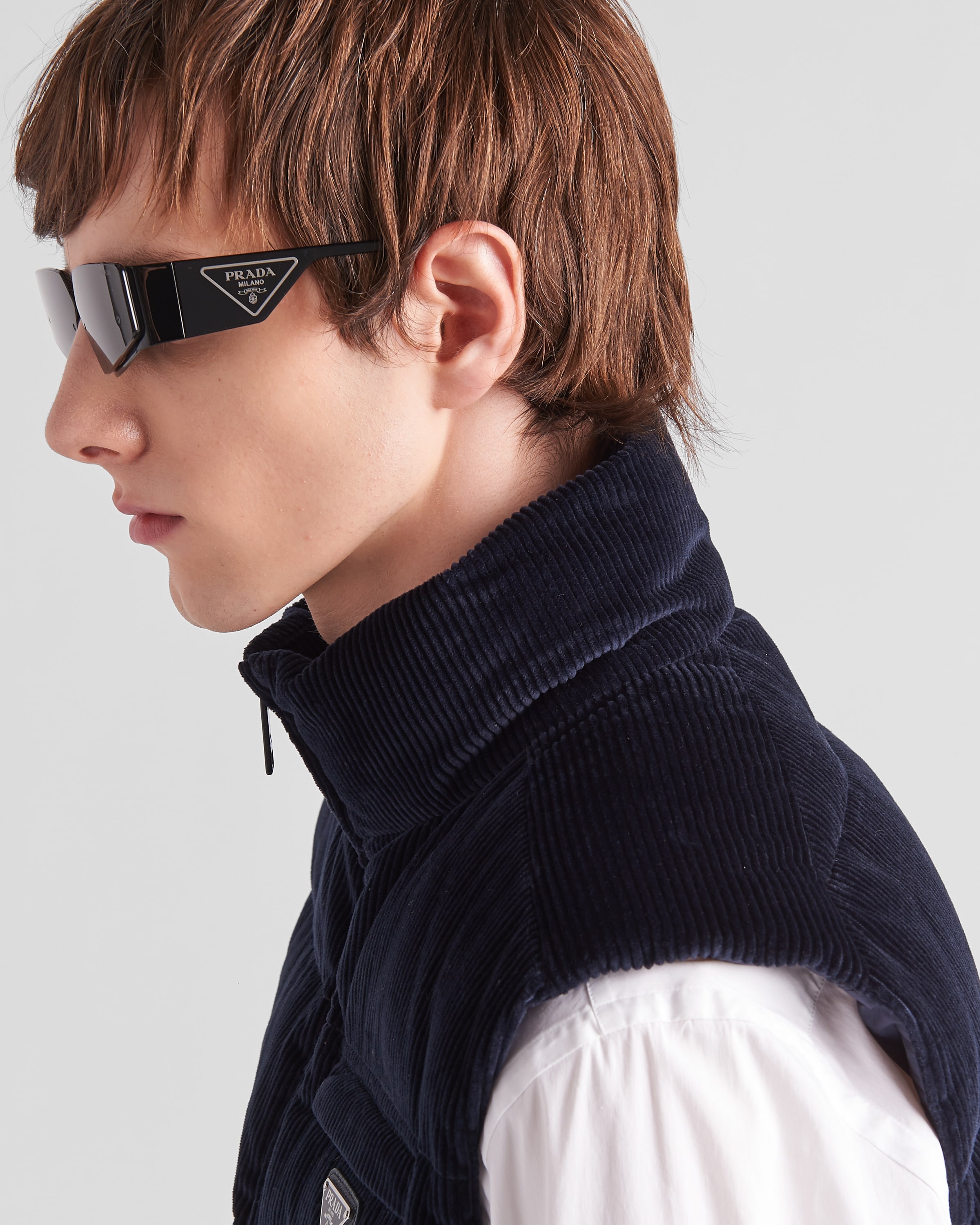 Corduroy down vest - 3