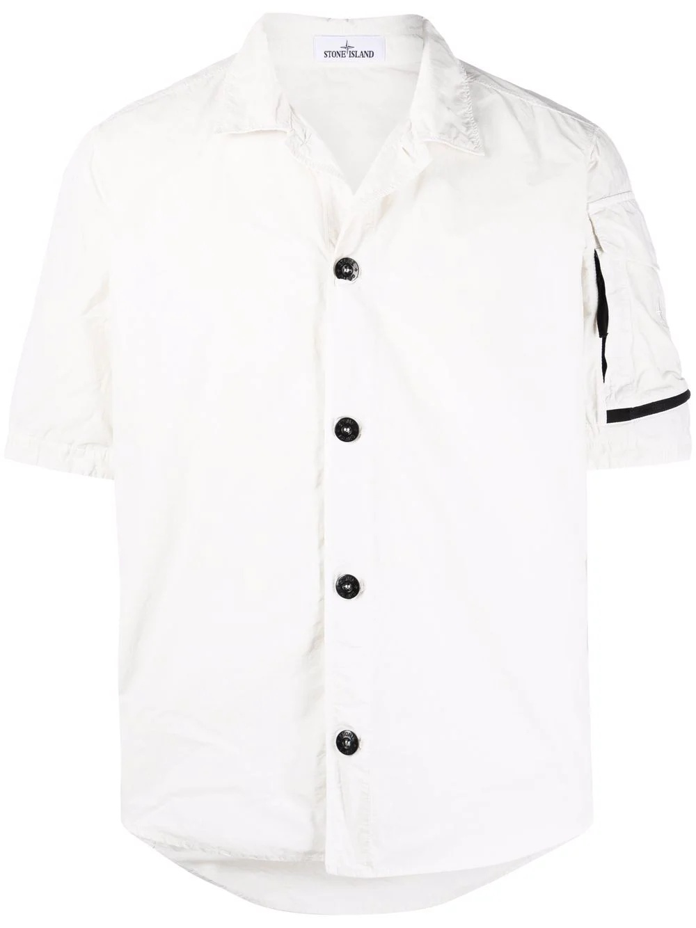 patch pocket short-sleeve shirt - 1