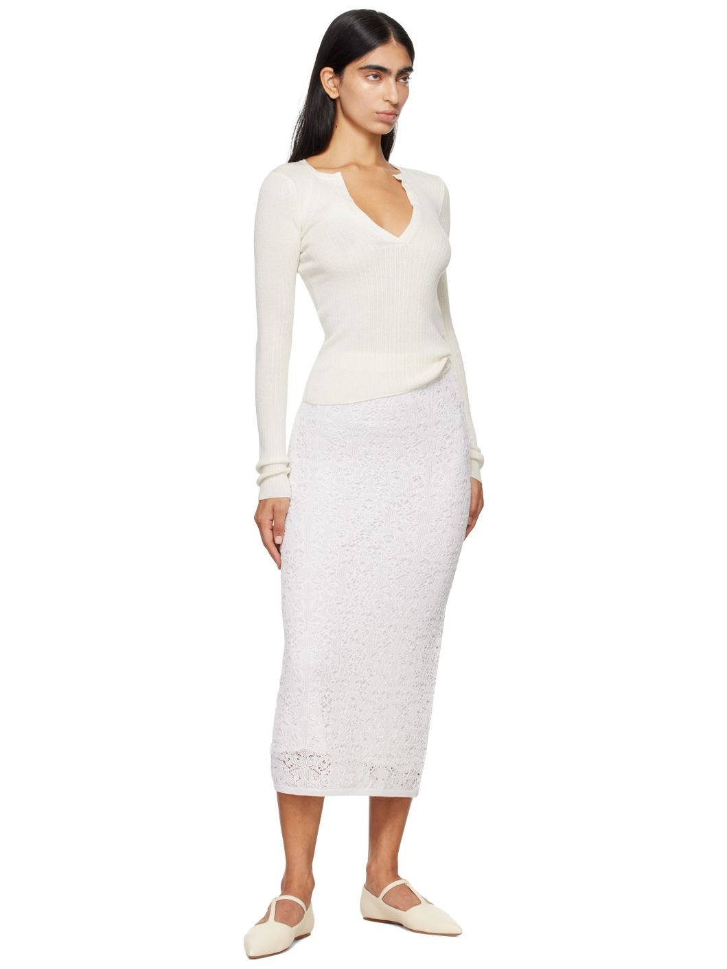 Off-White Tanguy Maxi Skirt - 4