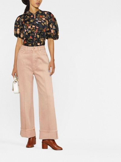 ULLA JOHNSON high-rise wide-leg trousers outlook