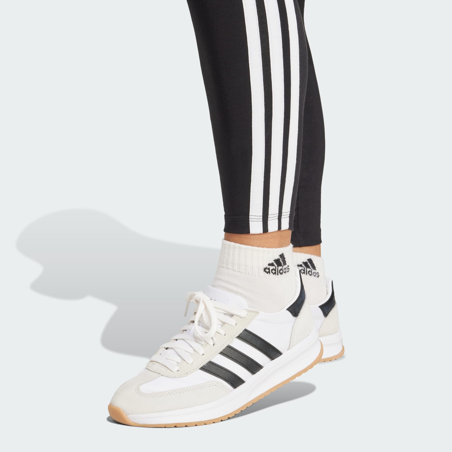 Essentials 3-Stripes Cotton Leggings - 5