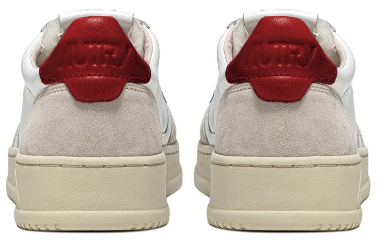 (WMNS) Autry Medalist Low 'White Red Suede' AULW-LS43 - 4