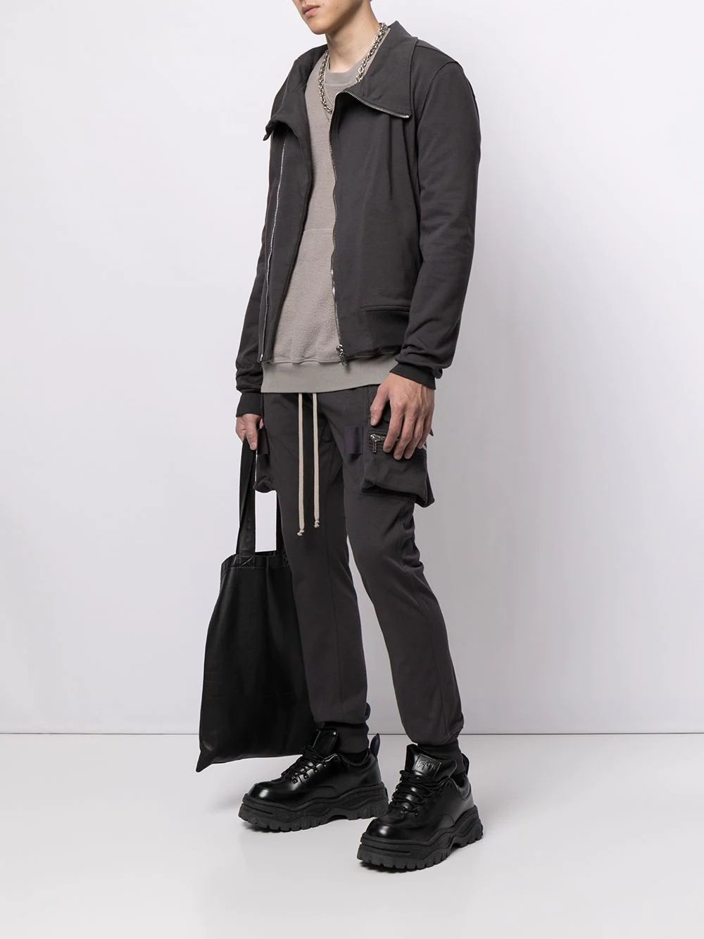 tapered cargo trousers - 2