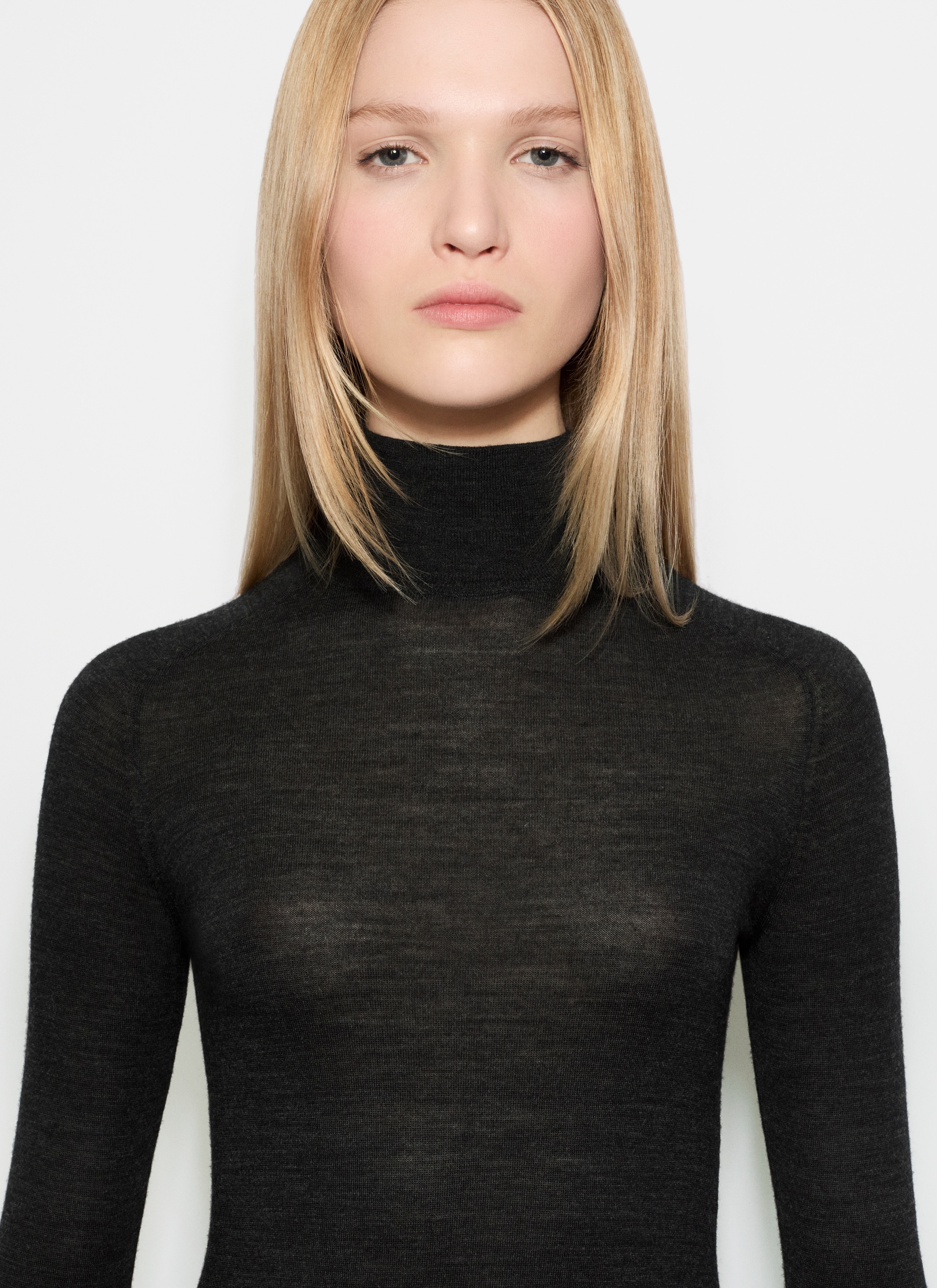 BODYCON KNIT DRESS WITH BUBBLE CUFFS - 5