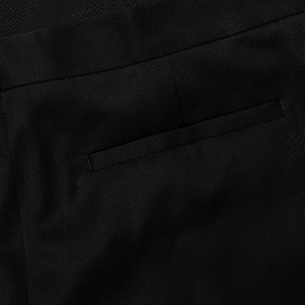NO SIDE SEAM TROUSERS - BLACK - 4