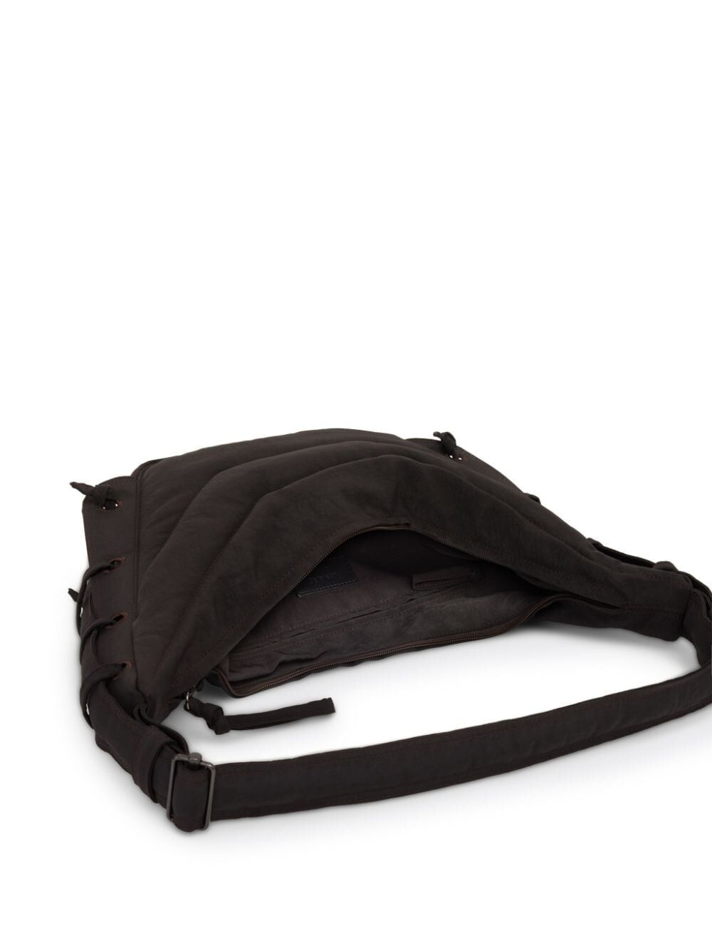 Lemaire Dark Chocolate Small Soft Game Bag | wokstore