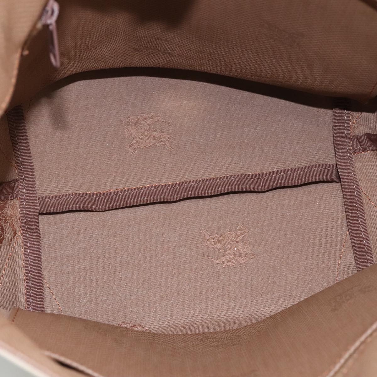 Burberry Nova Check Hand Bag Canvas Beige - 11