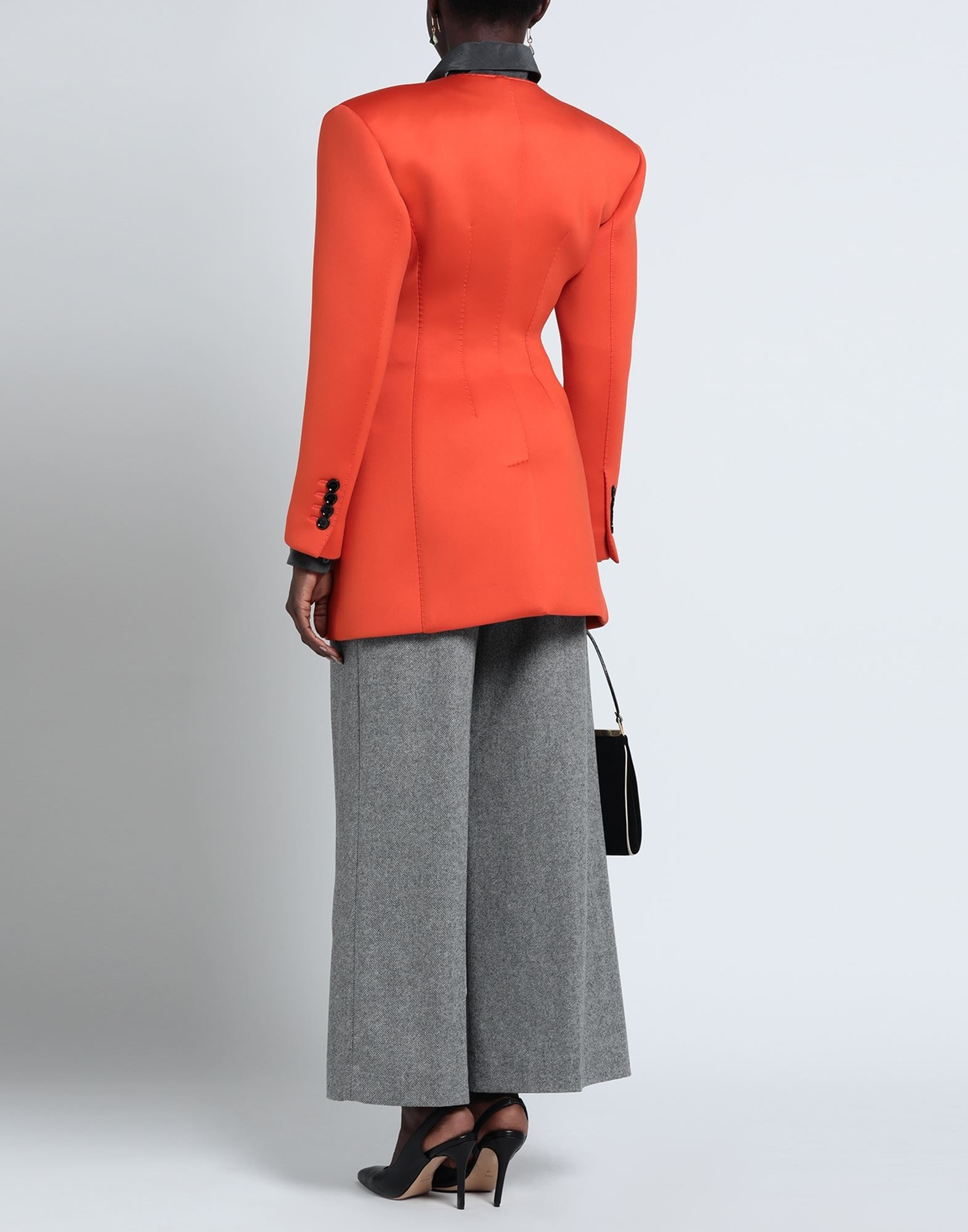 Orange Women's Blazer - 4