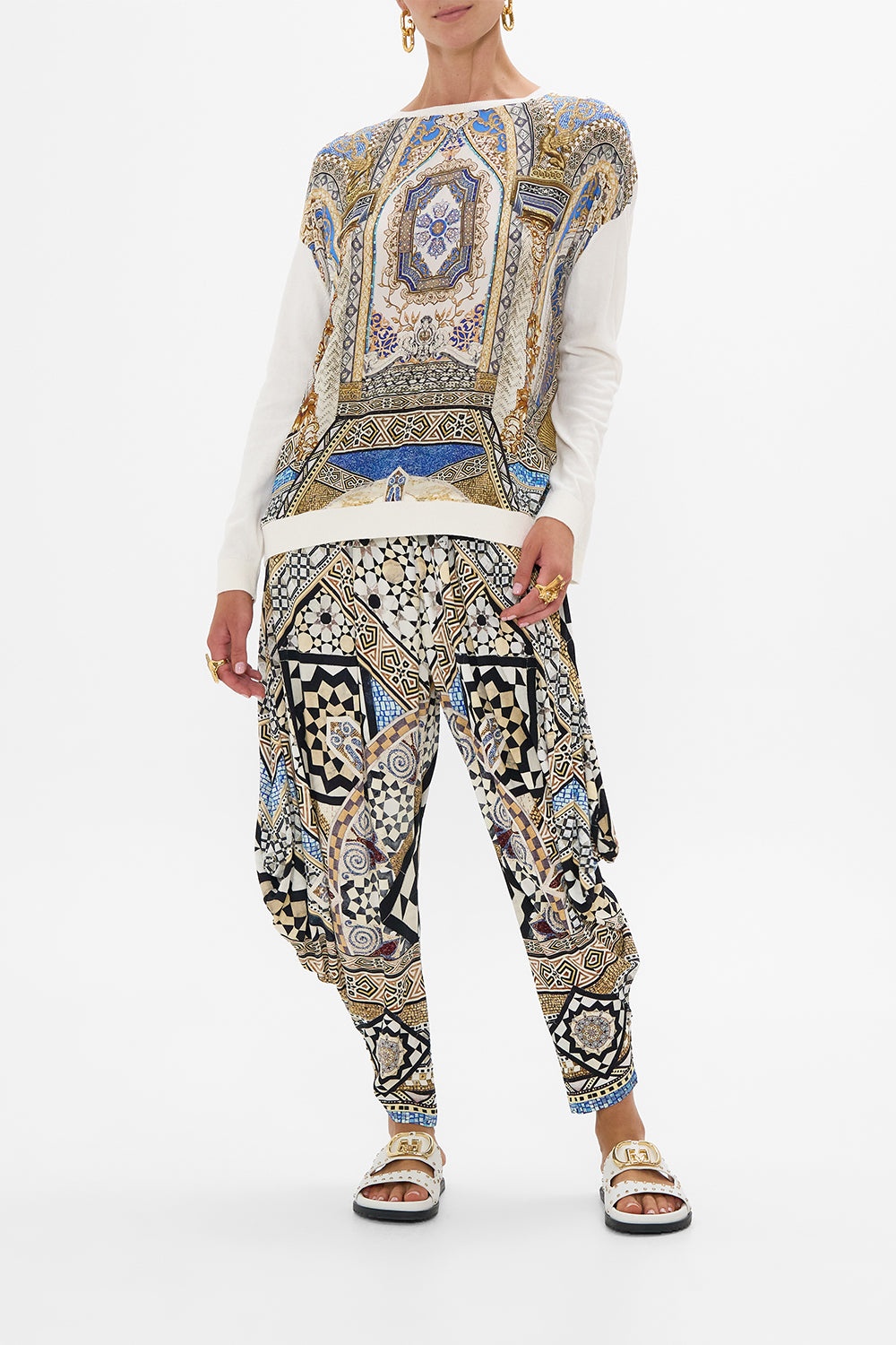 LONG SLEEVE JUMPER WITH PRINT FRONT - 2
