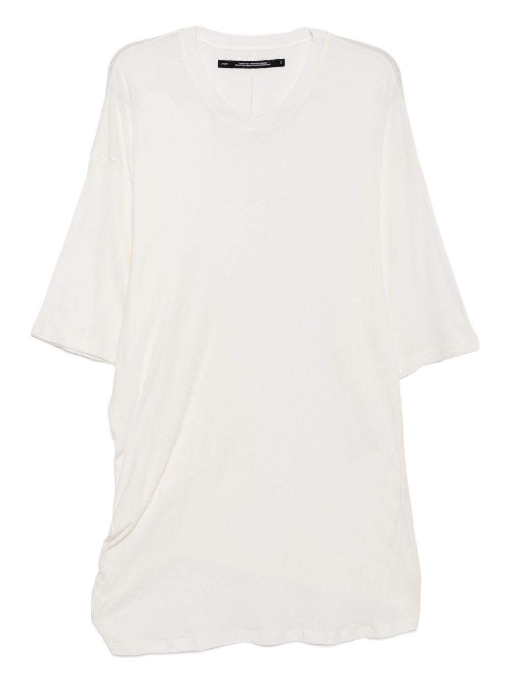 draped T-shirt - 1