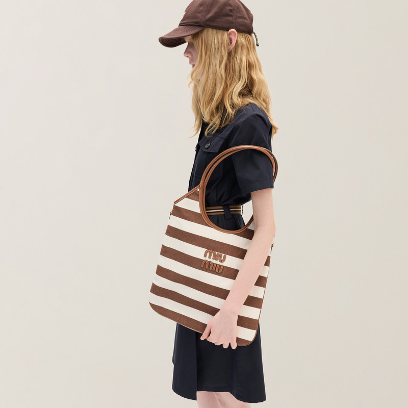 IVY canvas and leather bag 8