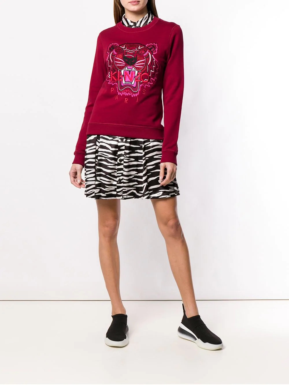 embroidered Tiger sweatshirt - 2