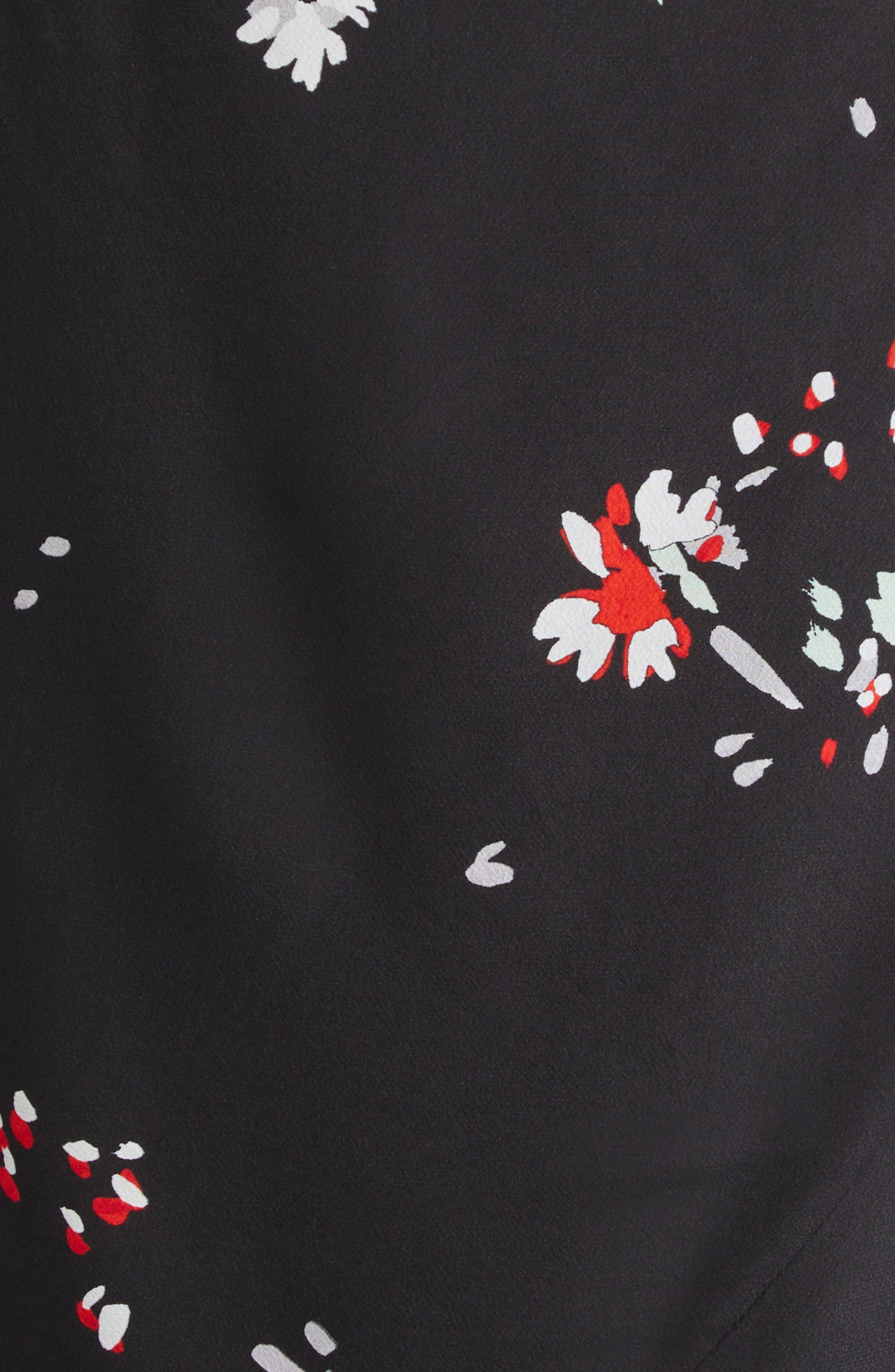 Proenza Schouler Trudie Floral Print Dress in Black Multi at Nordstrom - 6