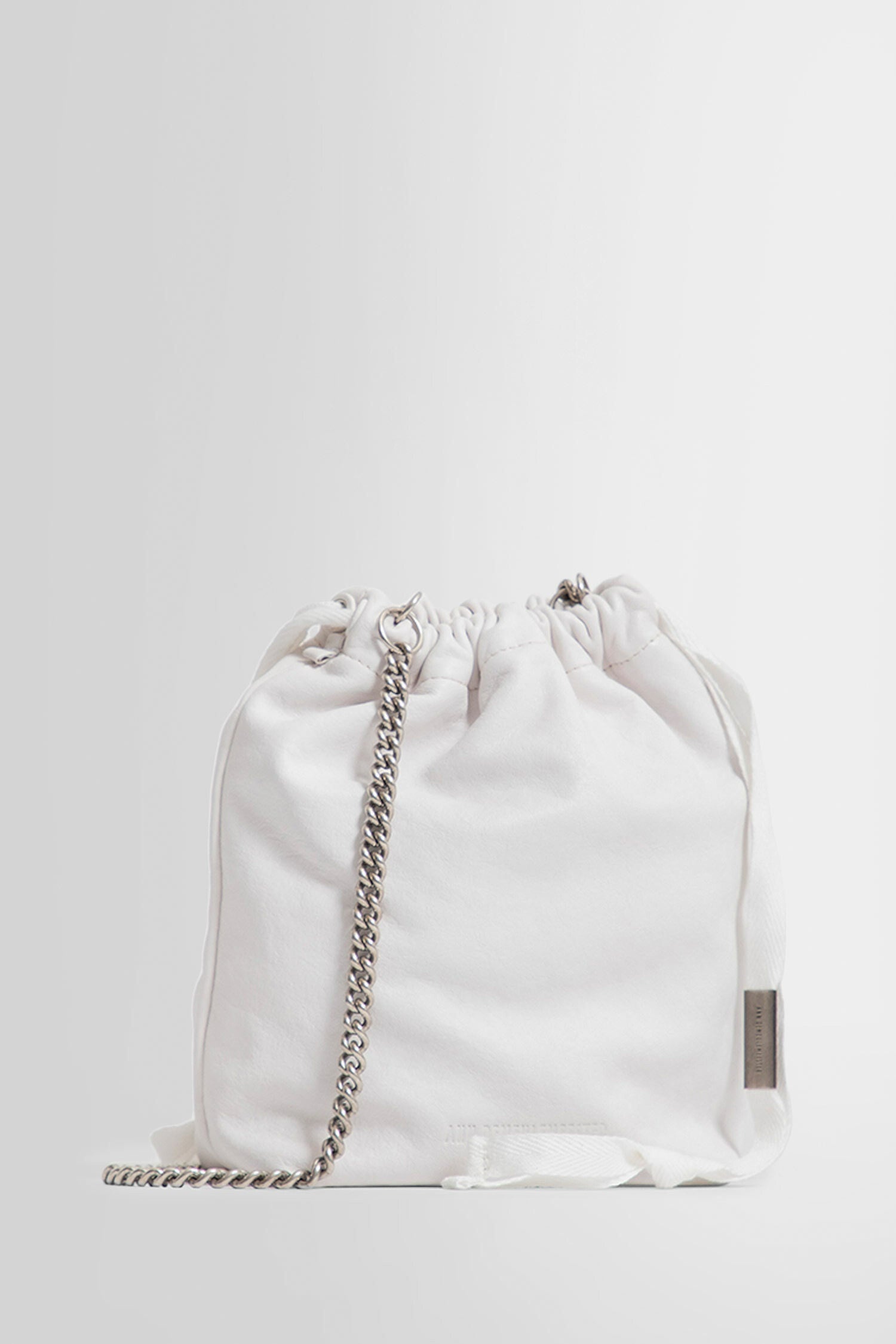 ANN DEMEULEMEESTER UNISEX WHITE SHOULDER BAGS - 1