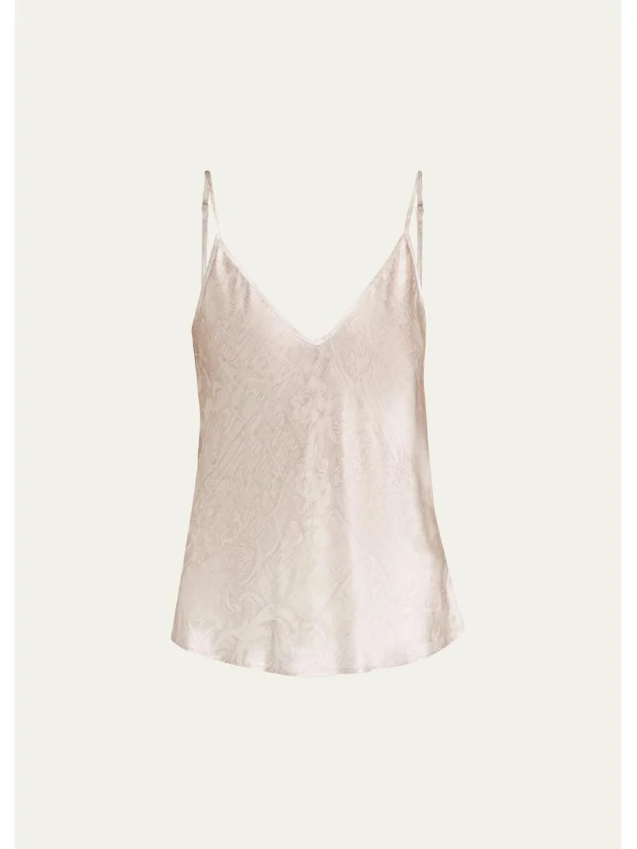 Lexi Silk Jacquard Camisole - 1