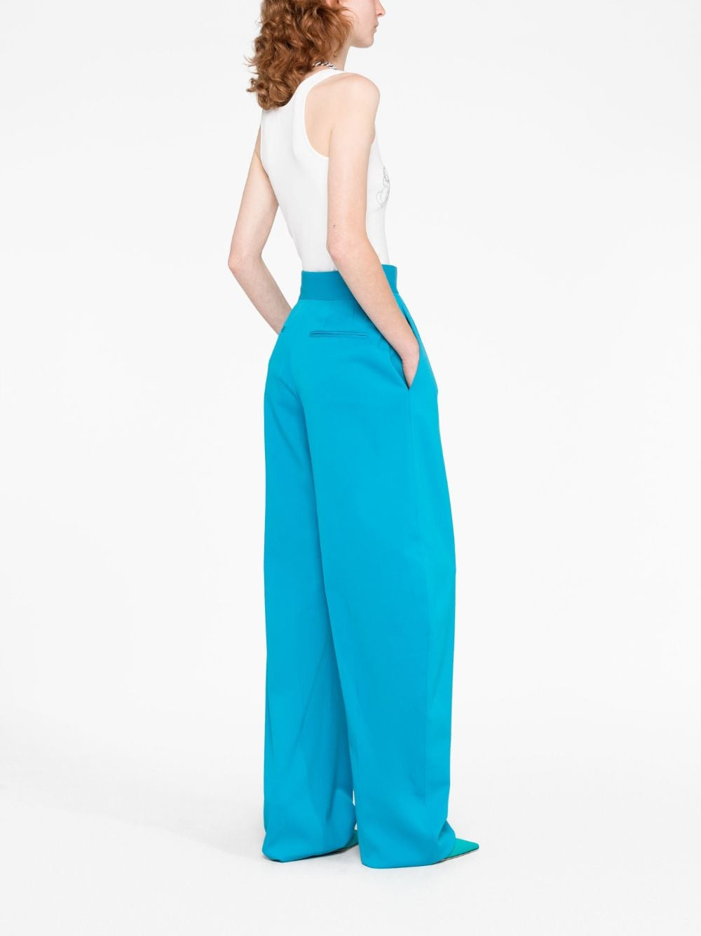The Attico Women Gary Cool Wool Long Pants - 2