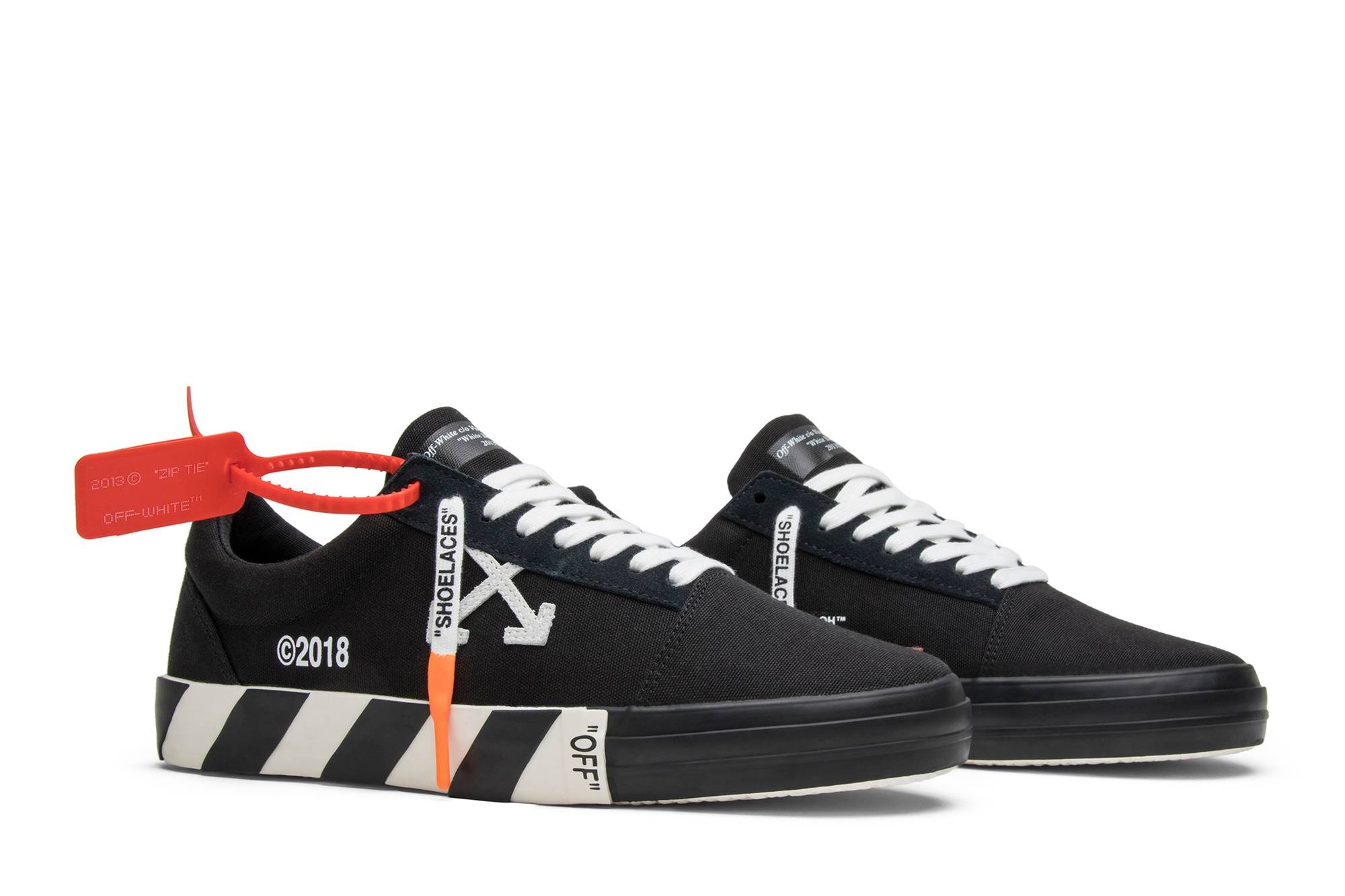 Off-White Vulc Low Top 'Black' - 8