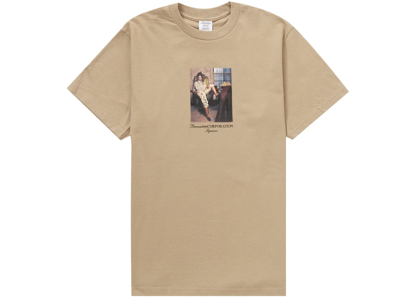 Supreme Bernadette Corporation Fuck Tee Khaki - 1