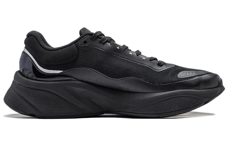 Li-Ning (WMNS) Li-Ning Soft Comfoam Lifestyle Shoes 'Black Silver' AGLU010-1 outlook