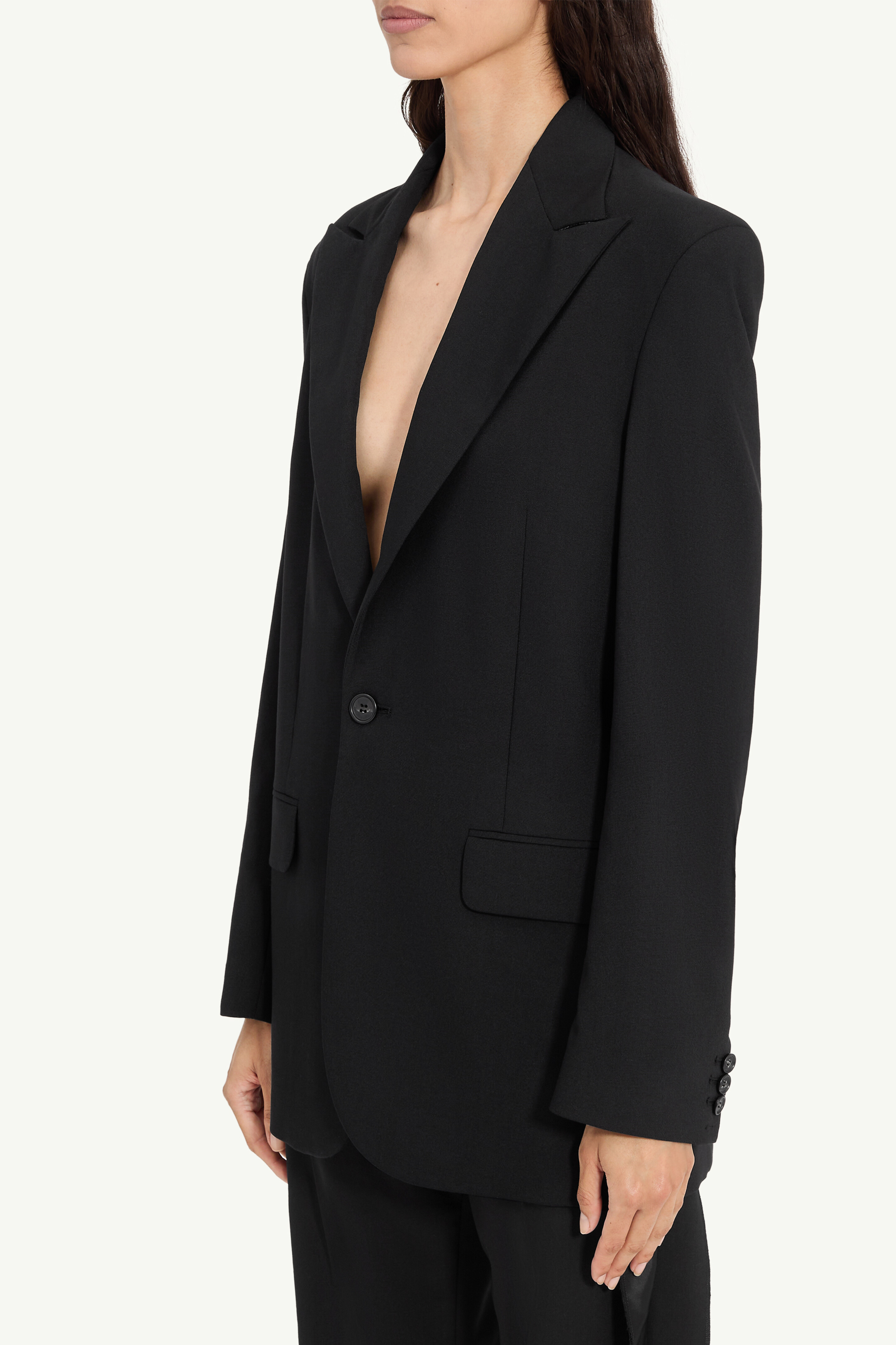 Deconstructed wool blazer - 5